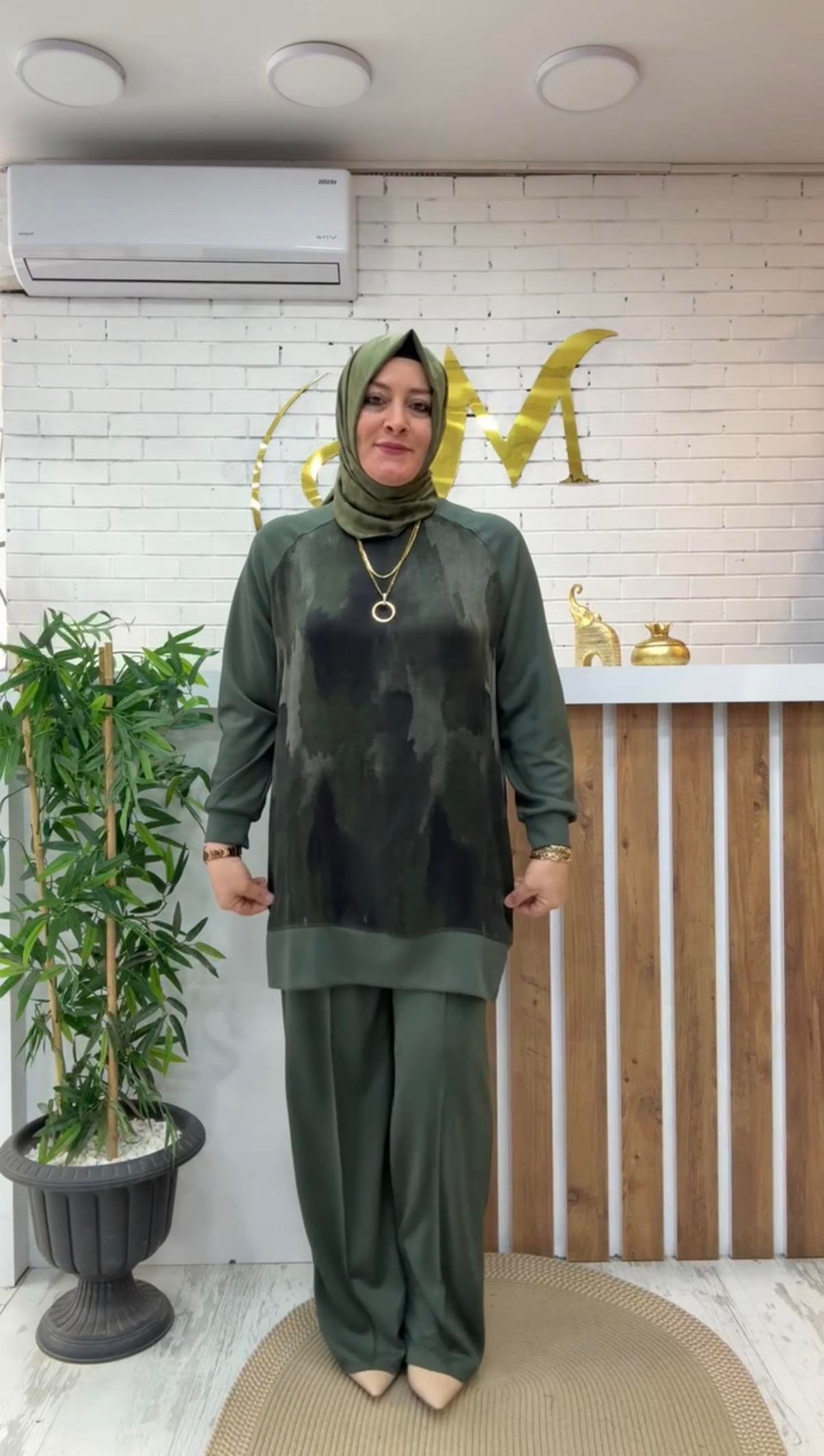 İPEK QUPRA VE OYSHO KOMBİNASYONLU TAKIM