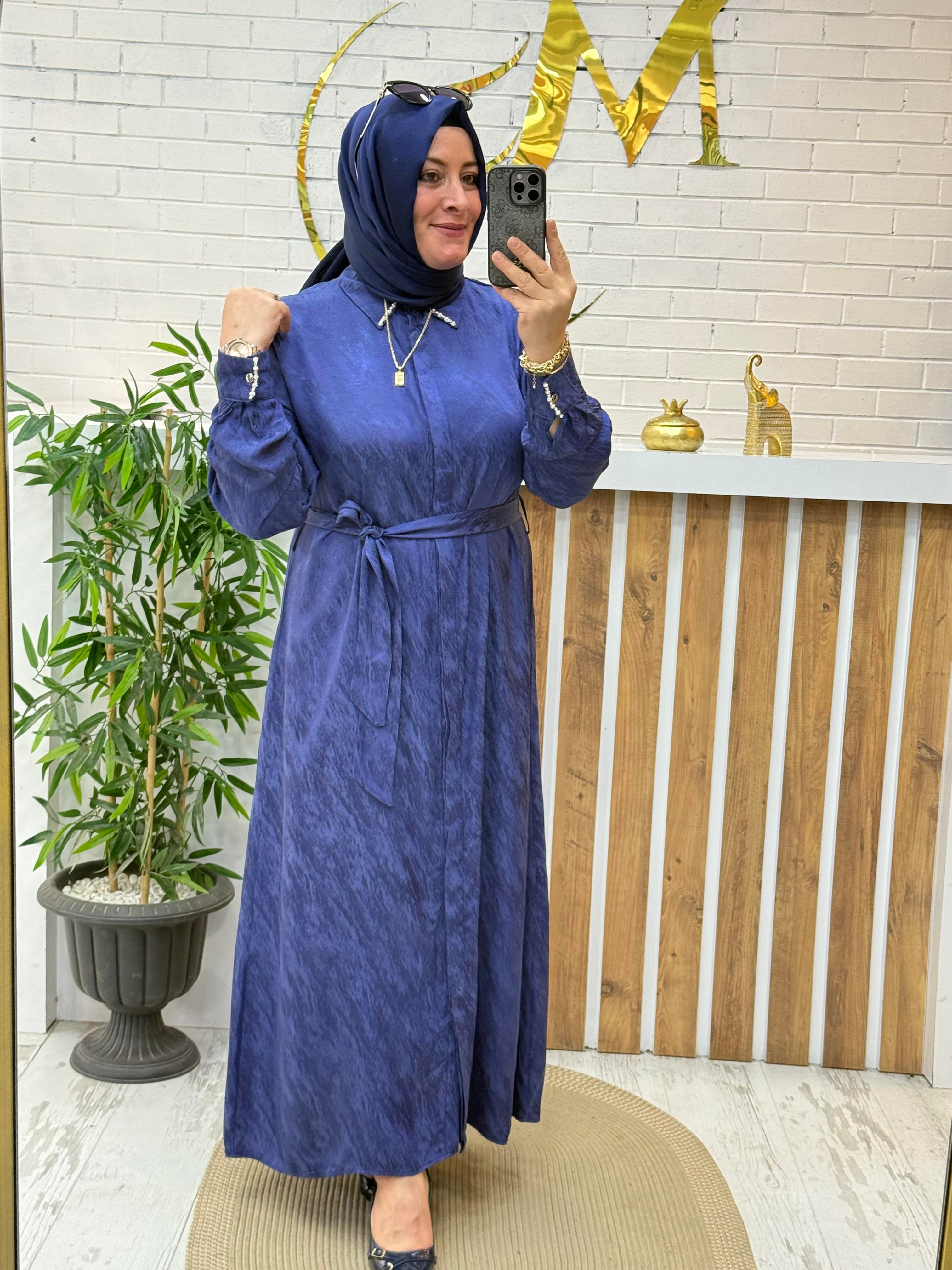 JAKAR SATEN ŞIK ELBİSE