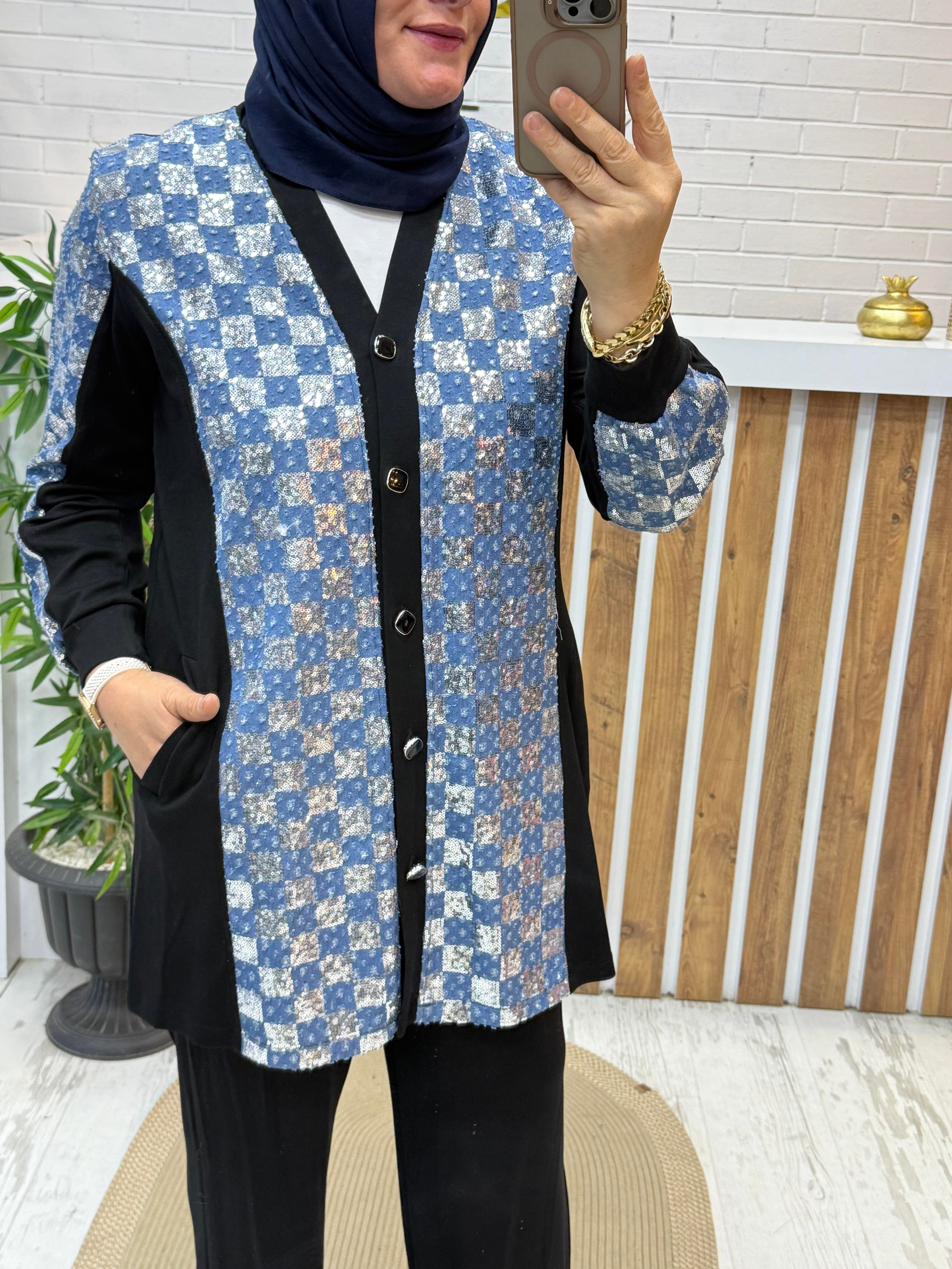 KOT GARNİLİ PUL PAYET İŞLİ TAKIM