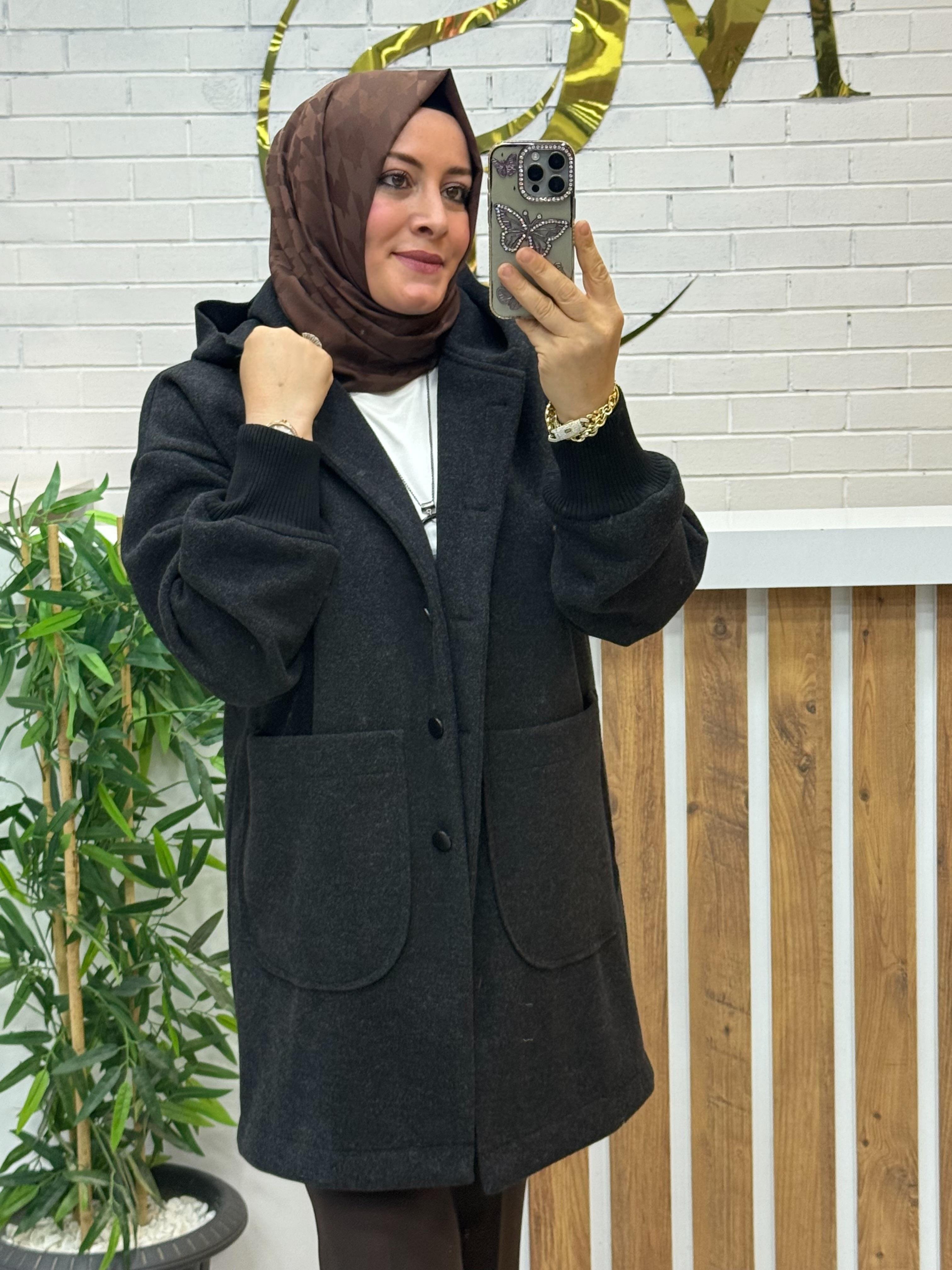 OVERSİZE KAŞE KABAN