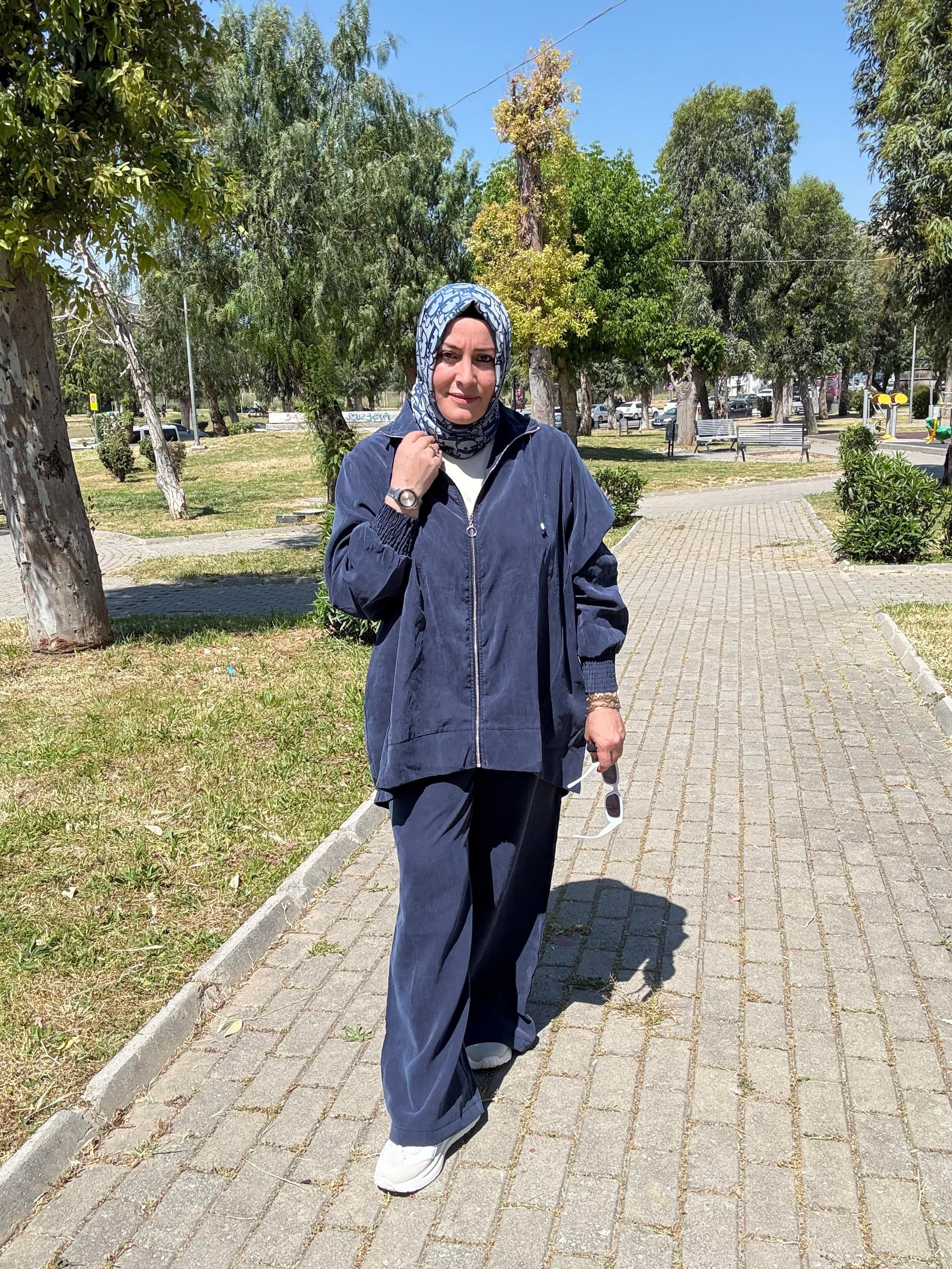 OVERSİZE TENSEL SPOR ŞIK TAKIM