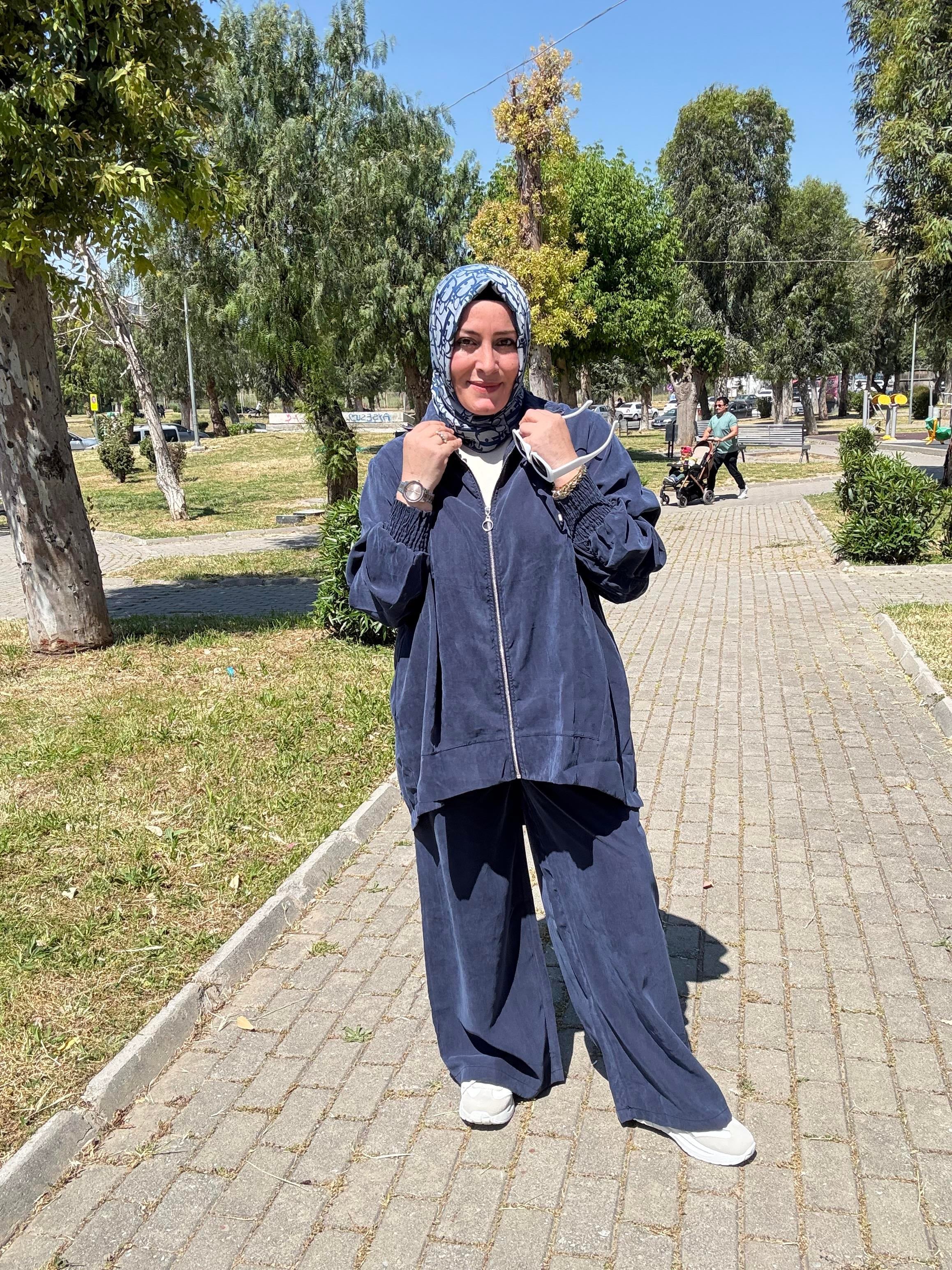 OVERSİZE TENSEL SPOR ŞIK TAKIM