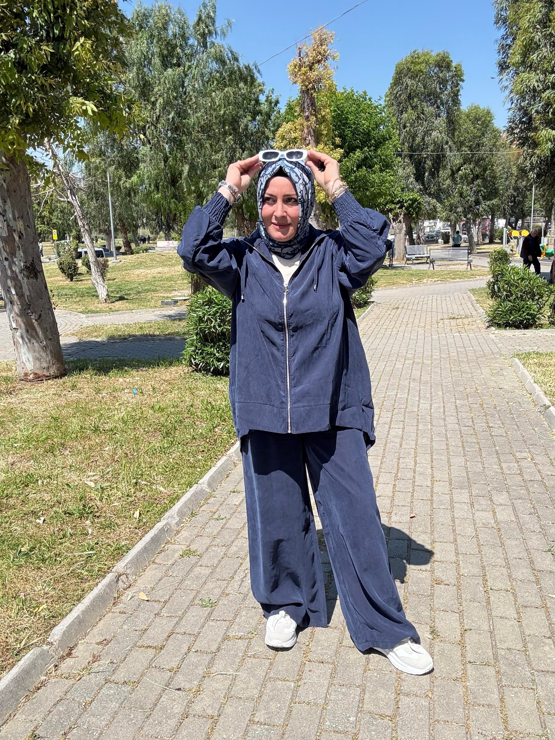 OVERSİZE TENSEL SPOR ŞIK TAKIM