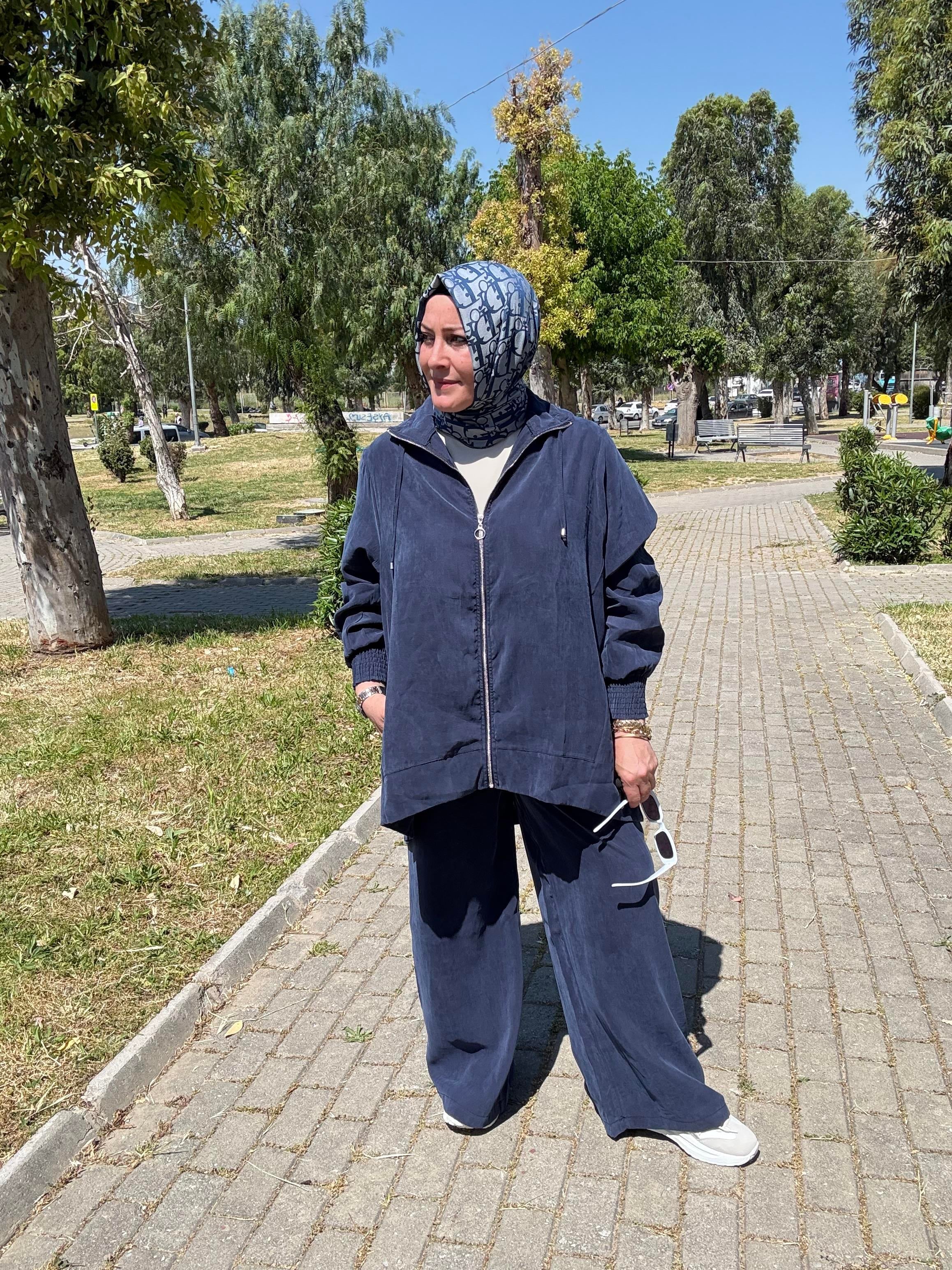 OVERSİZE TENSEL SPOR ŞIK TAKIM