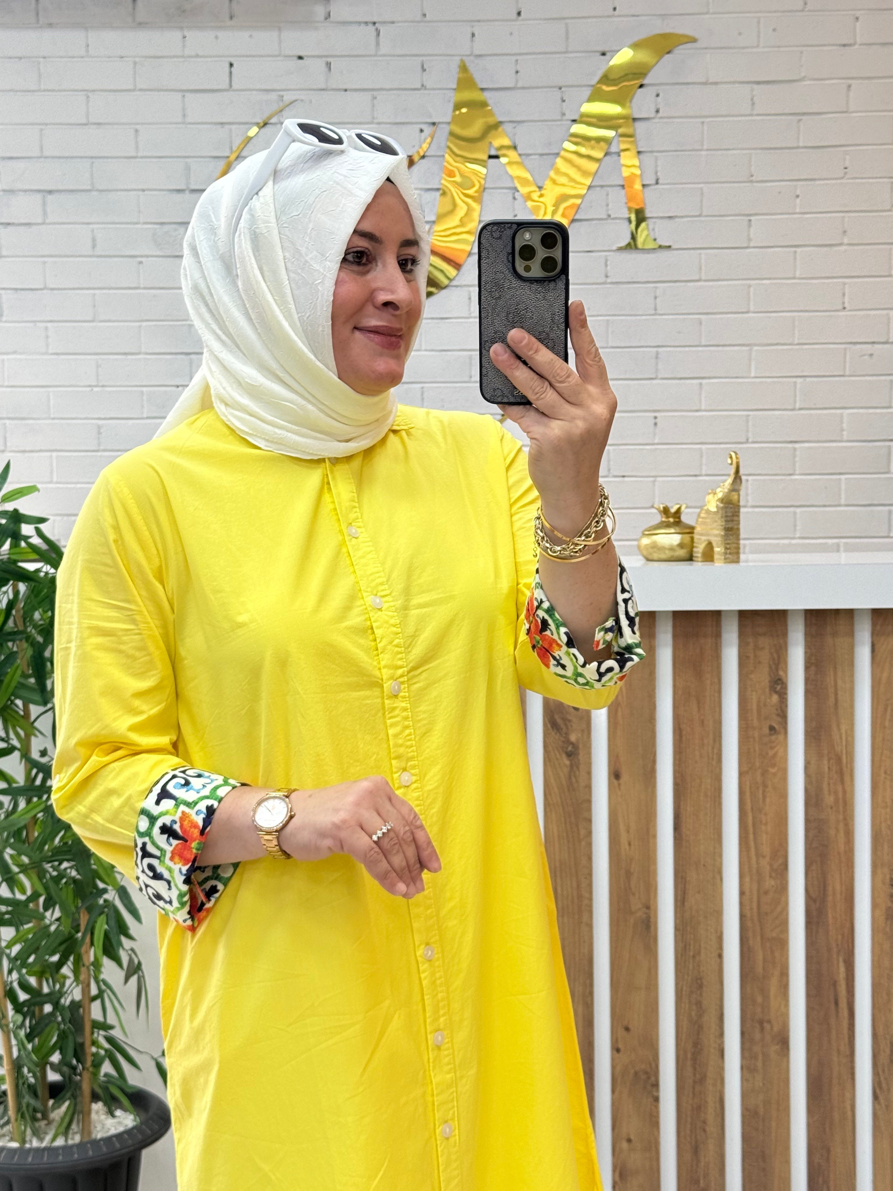 ÖZEL TASARIM PAMUKLU POPLİN TUNİK