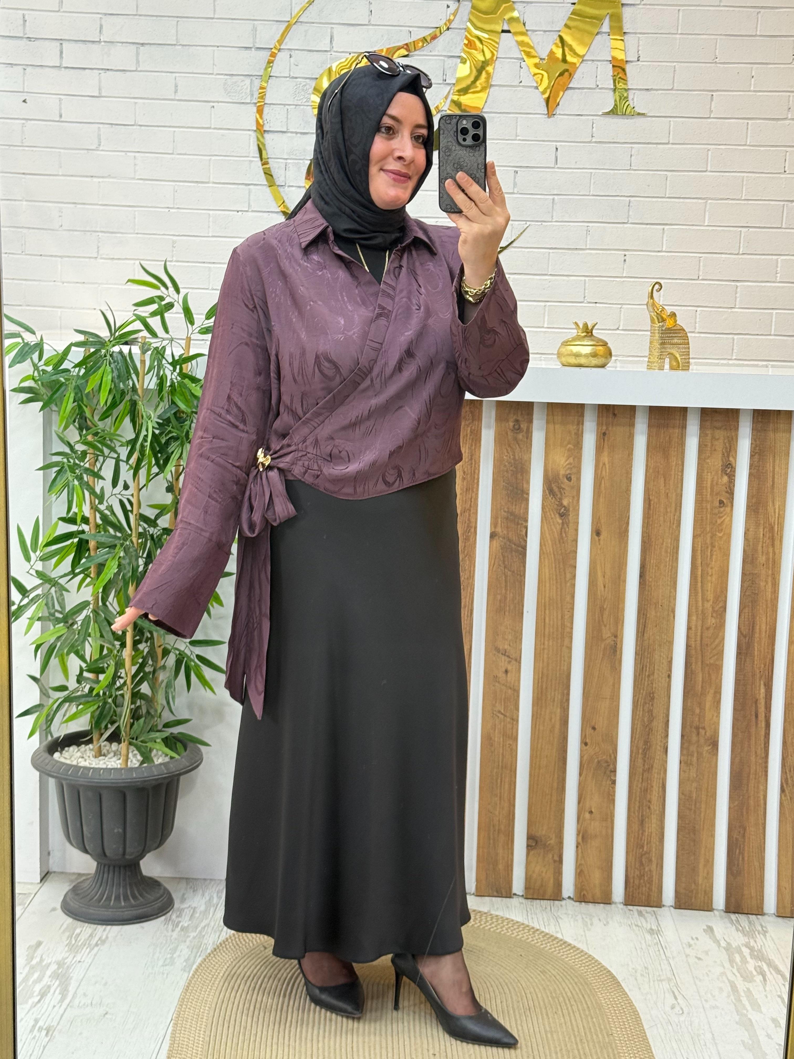 ZARA SATEN ASTARLI ETEK