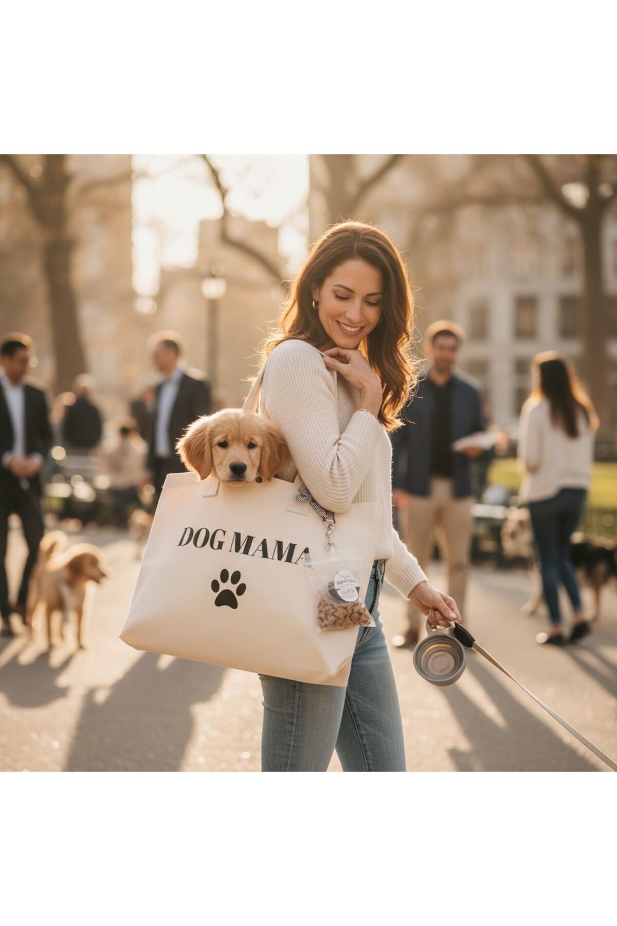 Dog Mama Kanvas Çanta