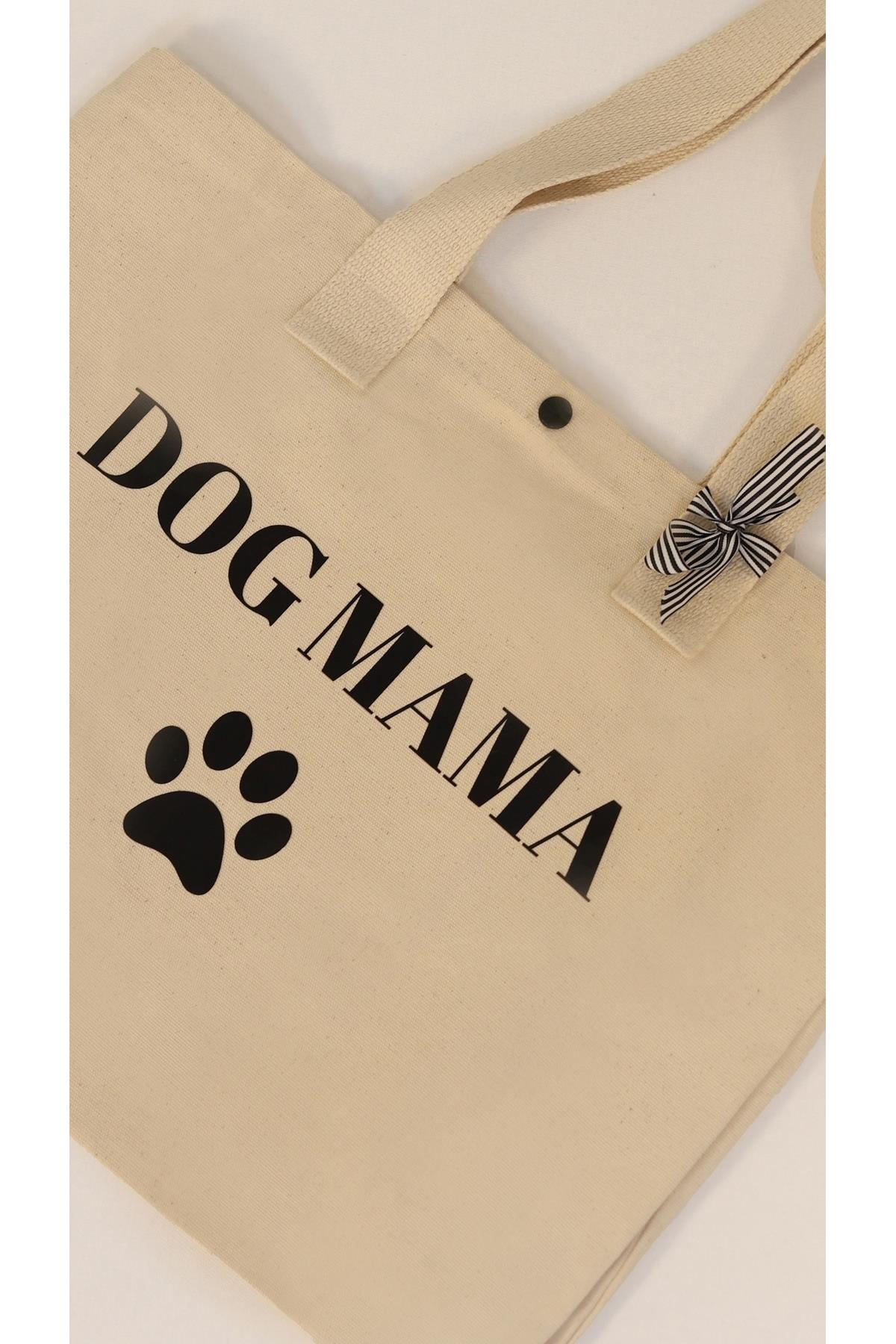 Dog Mama Kanvas Çanta
