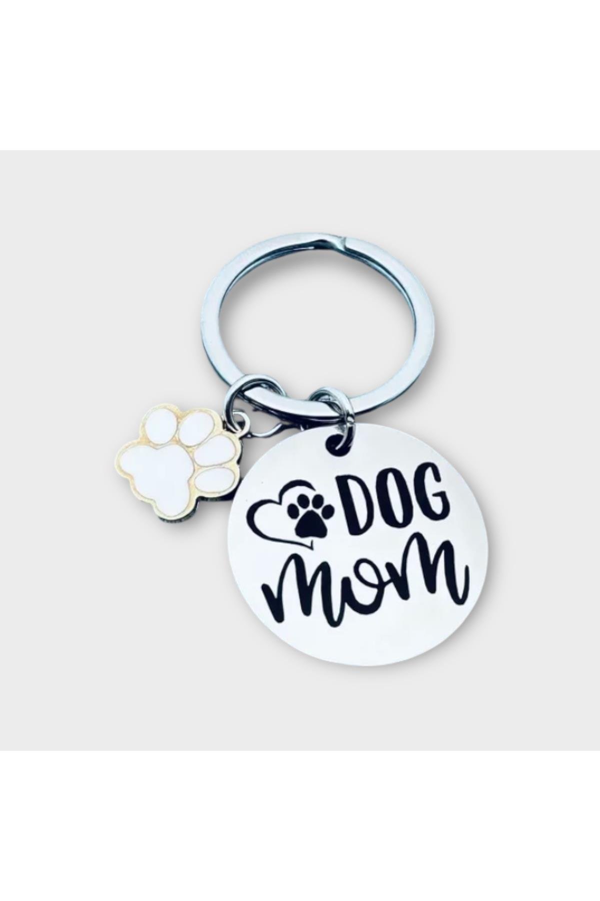 Dog Mom Köpek Sever Anahtarlık