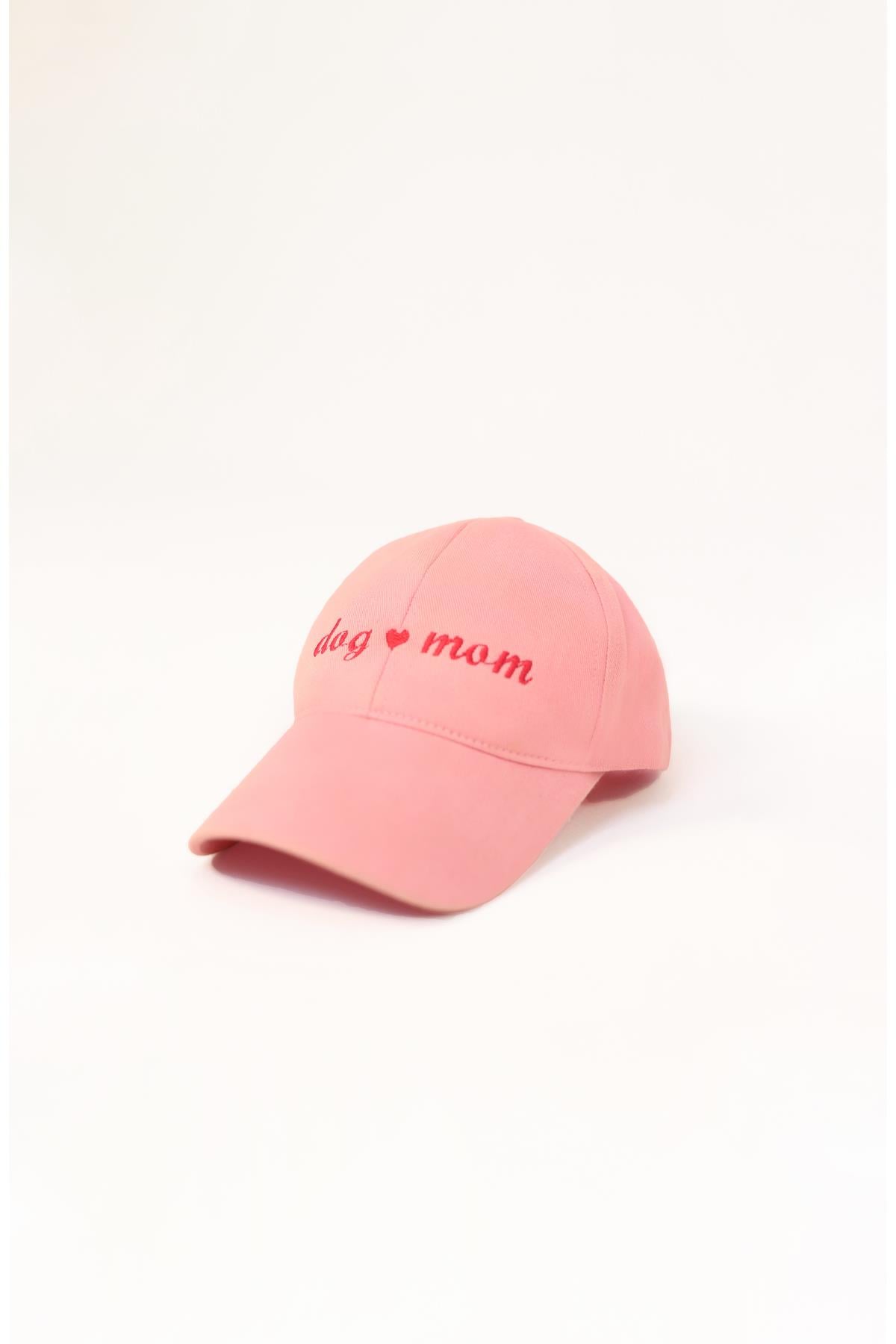 Dog Mom Köpeksever Şapka Pembe