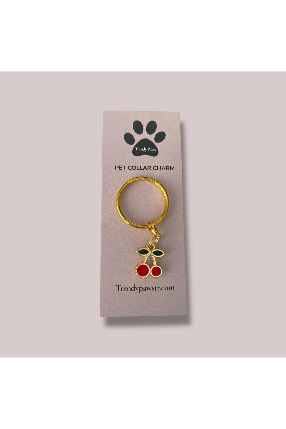 KEDİ & KÖPEK TASMA CHARM /AKSESUARI KİRAZ