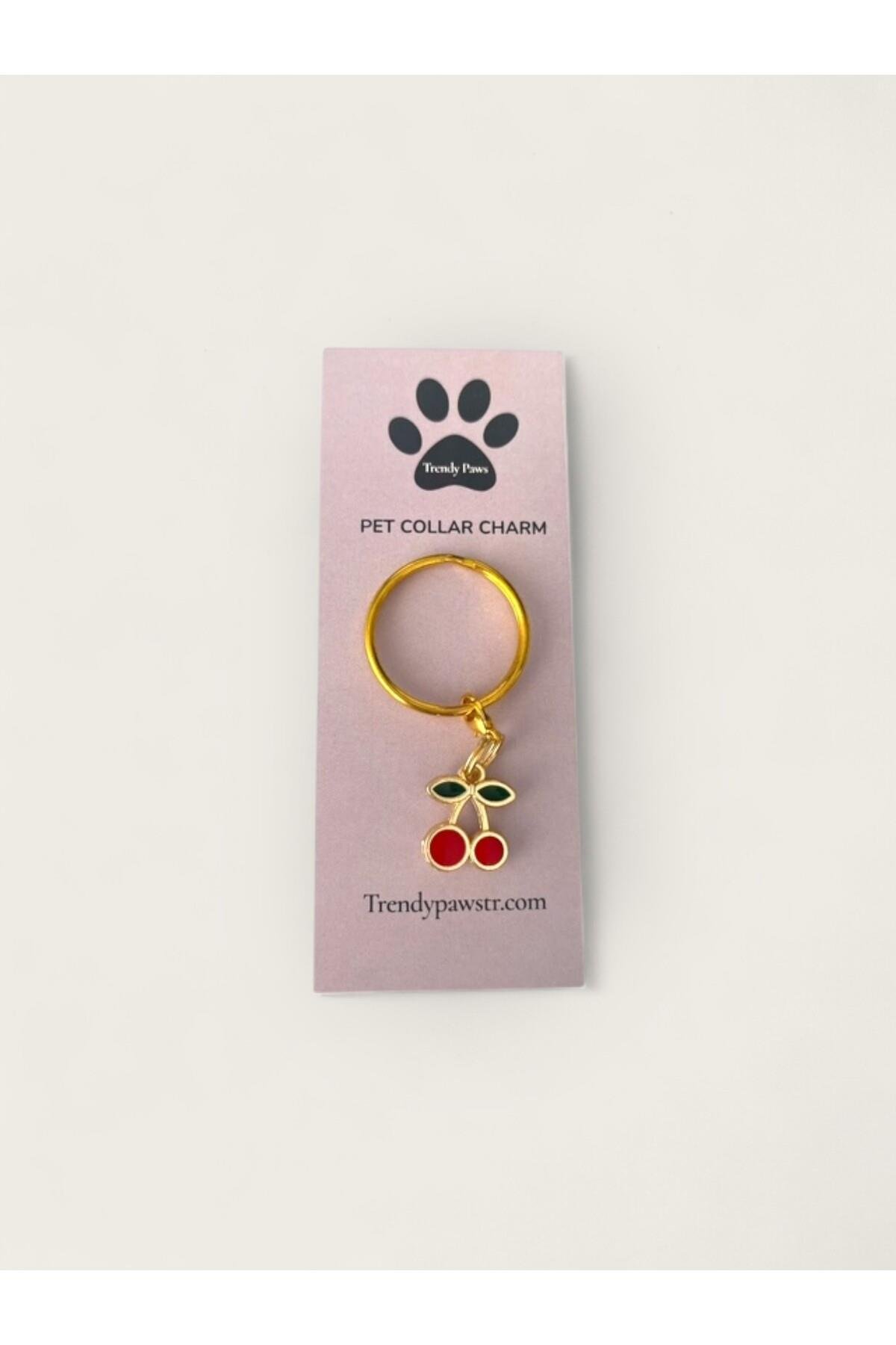 KEDİ & KÖPEK TASMA CHARM /AKSESUARI KİRAZ