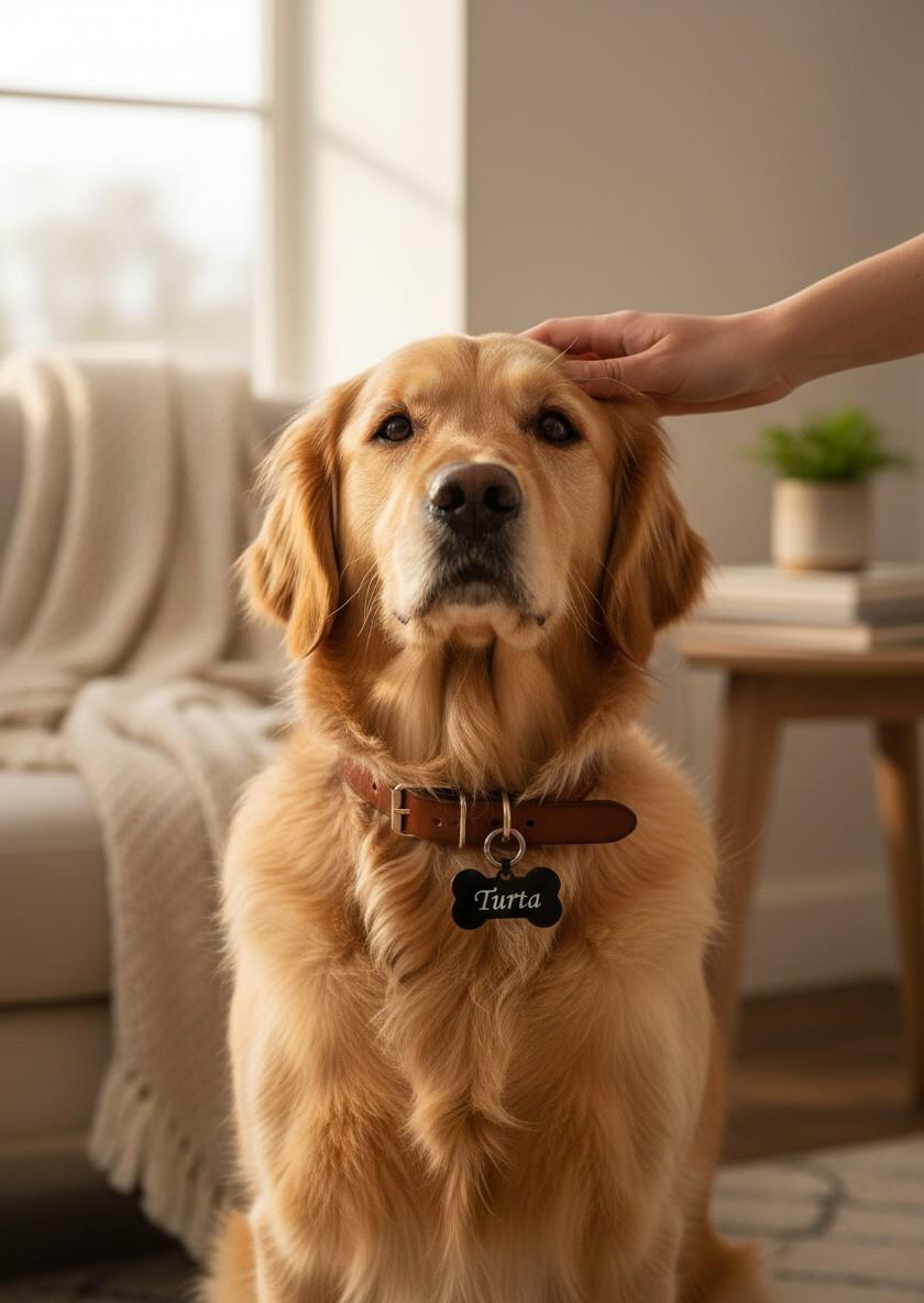 Premium Çelik Kemik Köpek Künyesi Kişiye Özel İsimlik Antrasit Kemik
