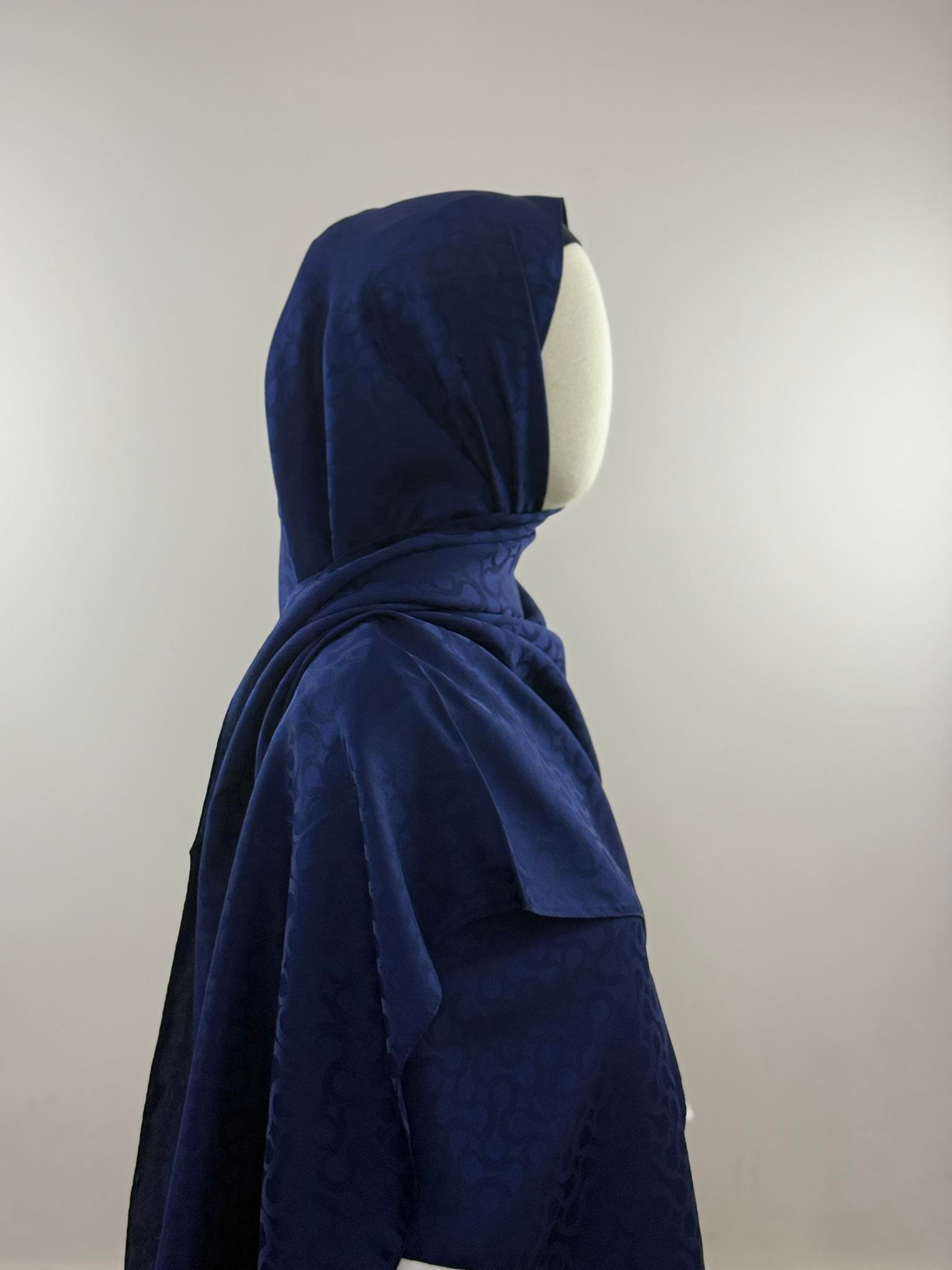 Levidor | Koyu Lacivert S Desen Blue Jakar Şal