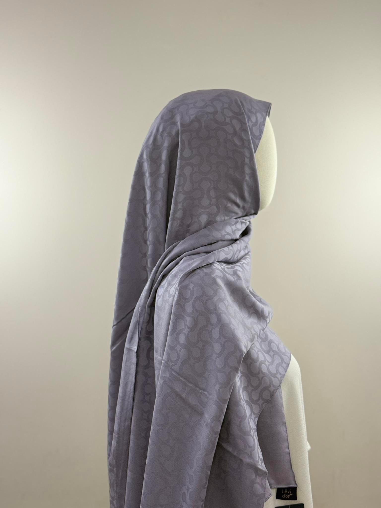 Levidor | Lavanta S Desen Blue Jakar Şal