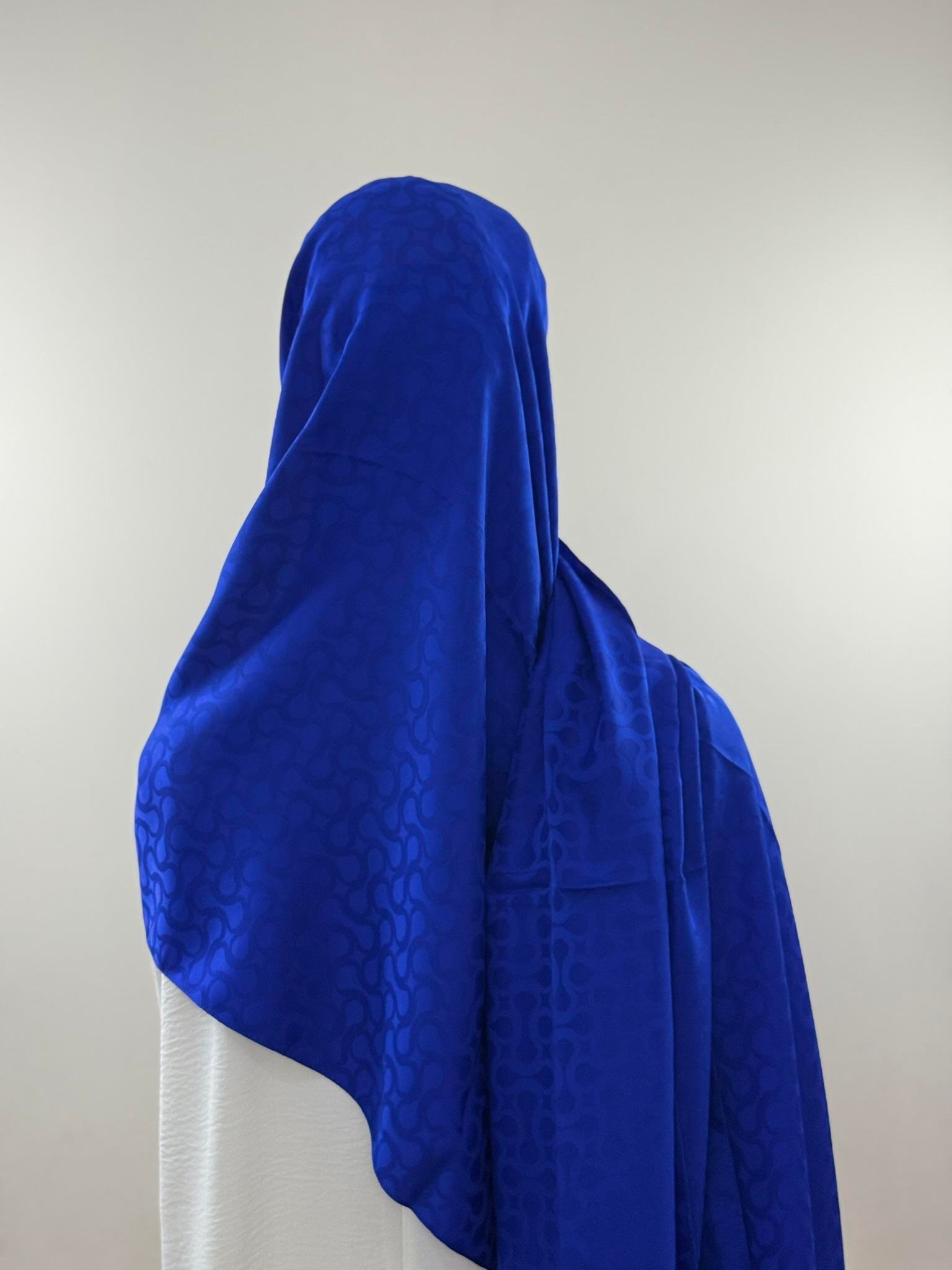 Levidor | Saks Mavi S Desen Blue Jakar Şal