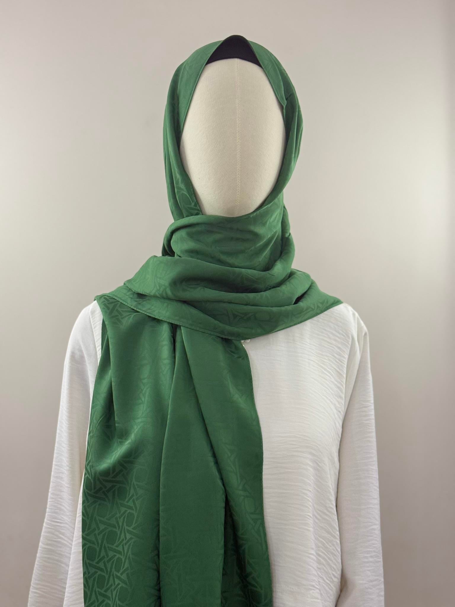 Silk Home | Koyu Yeşil Deluxe Şal
