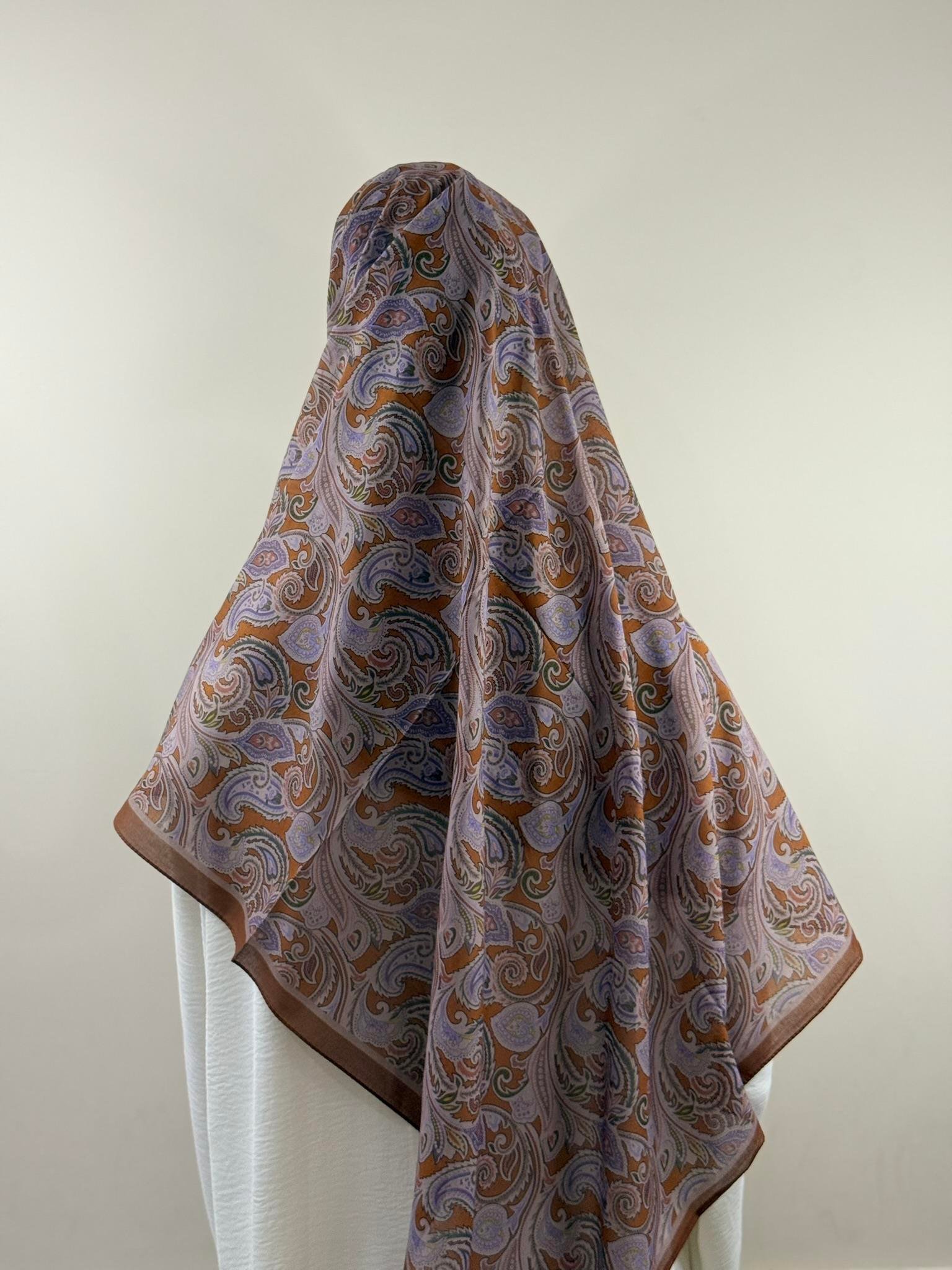Silk Home | Nariya Şal - Kahverengi Lavanta