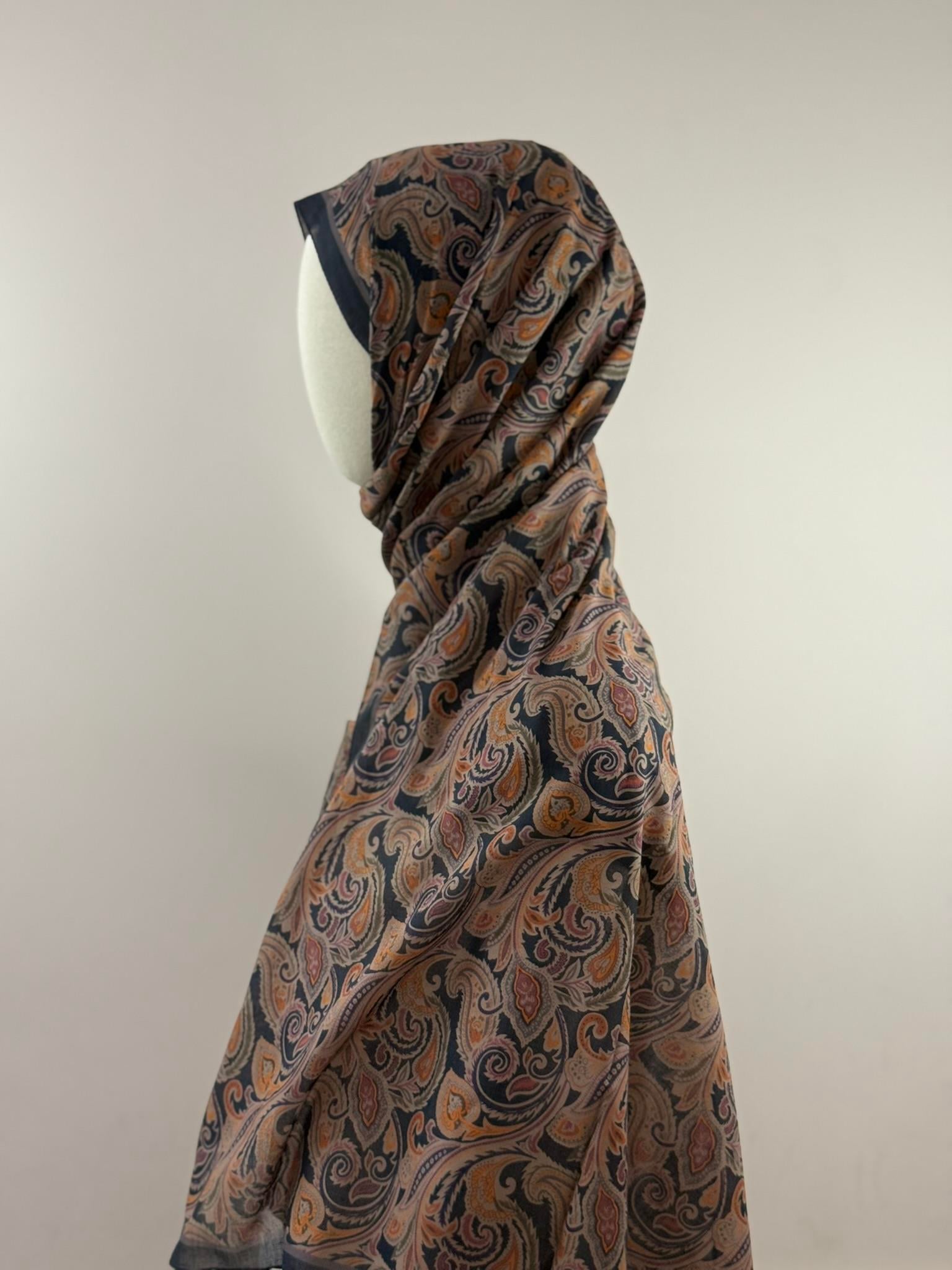 Silk Home | Nariya Şal - Siyah Tarçın