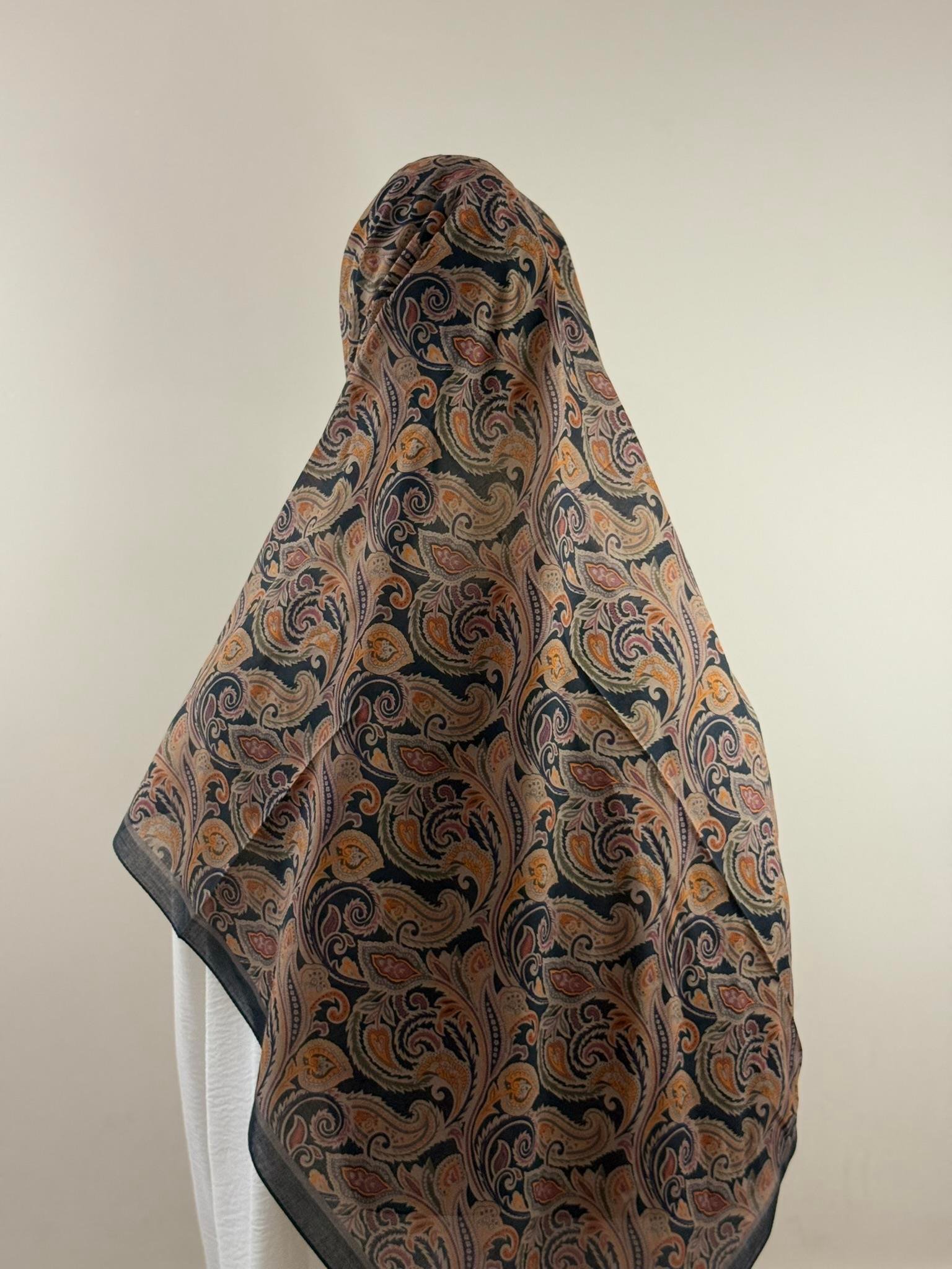 Silk Home | Nariya Şal - Siyah Tarçın