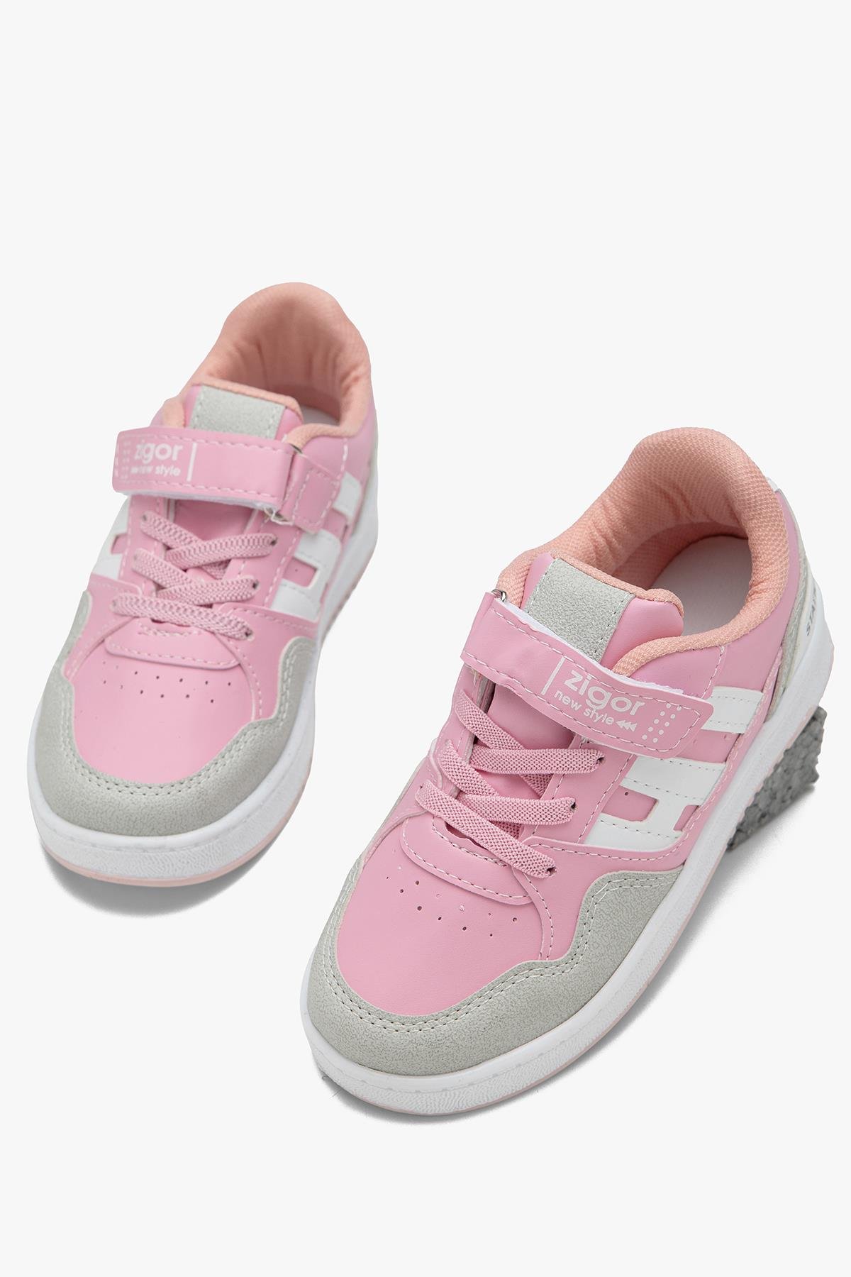 Cırt Cırtlı Günlük Ortopedik Anatomik Esnek Taban Çocuk Spor Ayakkabı Ergonomik Rahat Hava Alabilen Sneaker
