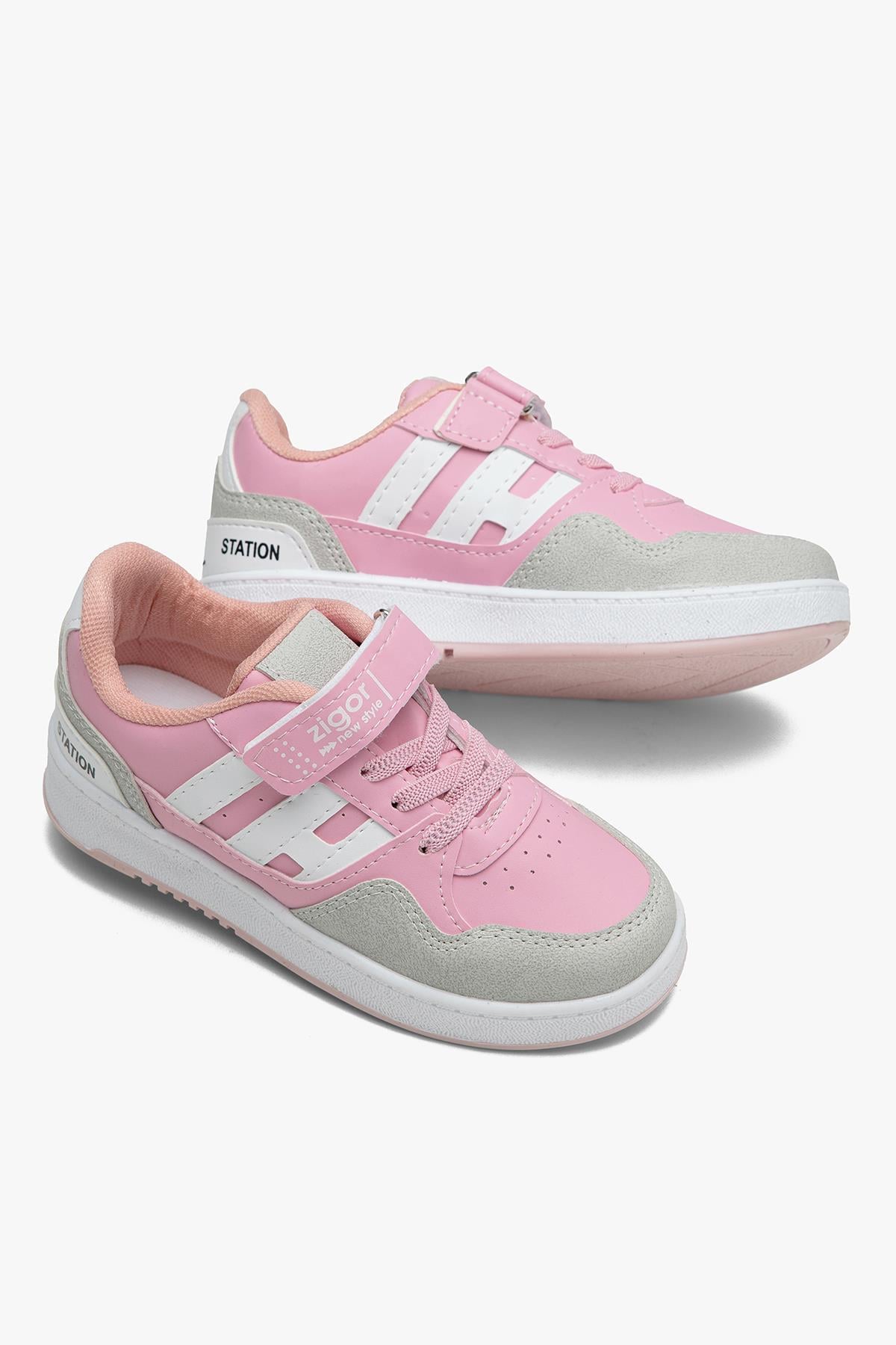 Cırt Cırtlı Günlük Ortopedik Anatomik Esnek Taban Çocuk Spor Ayakkabı Ergonomik Rahat Hava Alabilen Sneaker