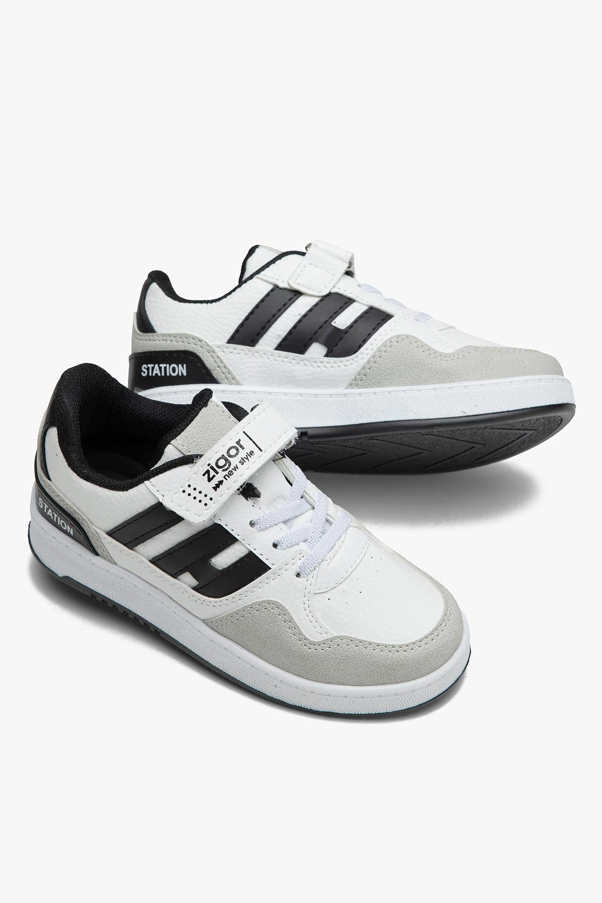 Cırt Cırtlı Günlük Ortopedik Anatomik Esnek Taban Çocuk Spor Ayakkabı Ergonomik Rahat Hava Alabilen Sneaker