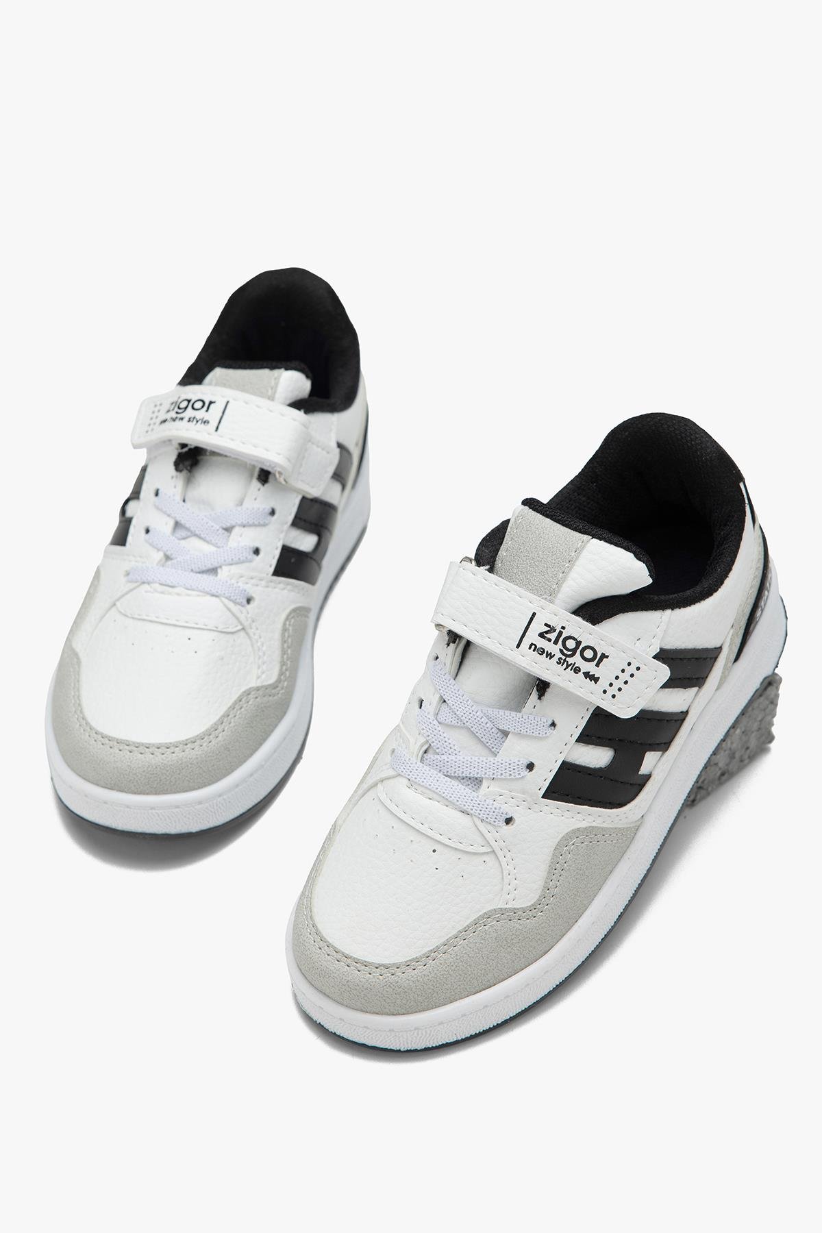 Cırt Cırtlı Günlük Ortopedik Anatomik Esnek Taban Çocuk Spor Ayakkabı Ergonomik Rahat Hava Alabilen Sneaker