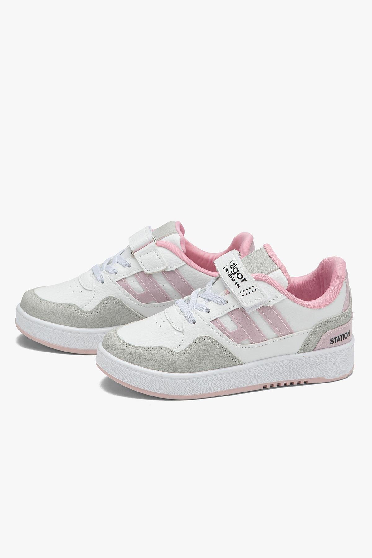 Cırt Cırtlı Günlük Ortopedik Anatomik Esnek Taban Çocuk Spor Ayakkabı Ergonomik Rahat Hava Alabilen Sneaker