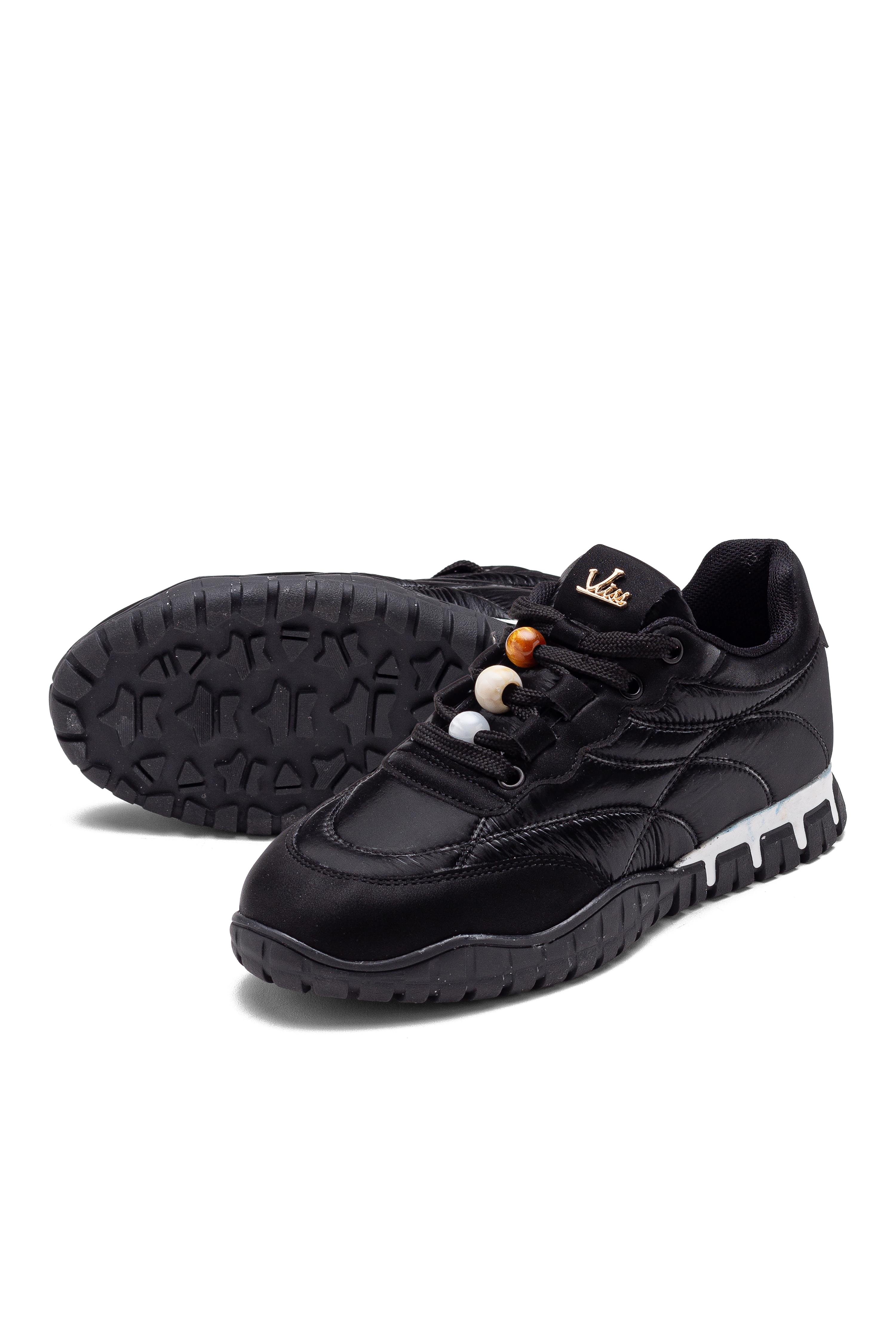 Kadın Bağcıklı Termo Taban Sneaker Yürüyüş Ayakkabısı