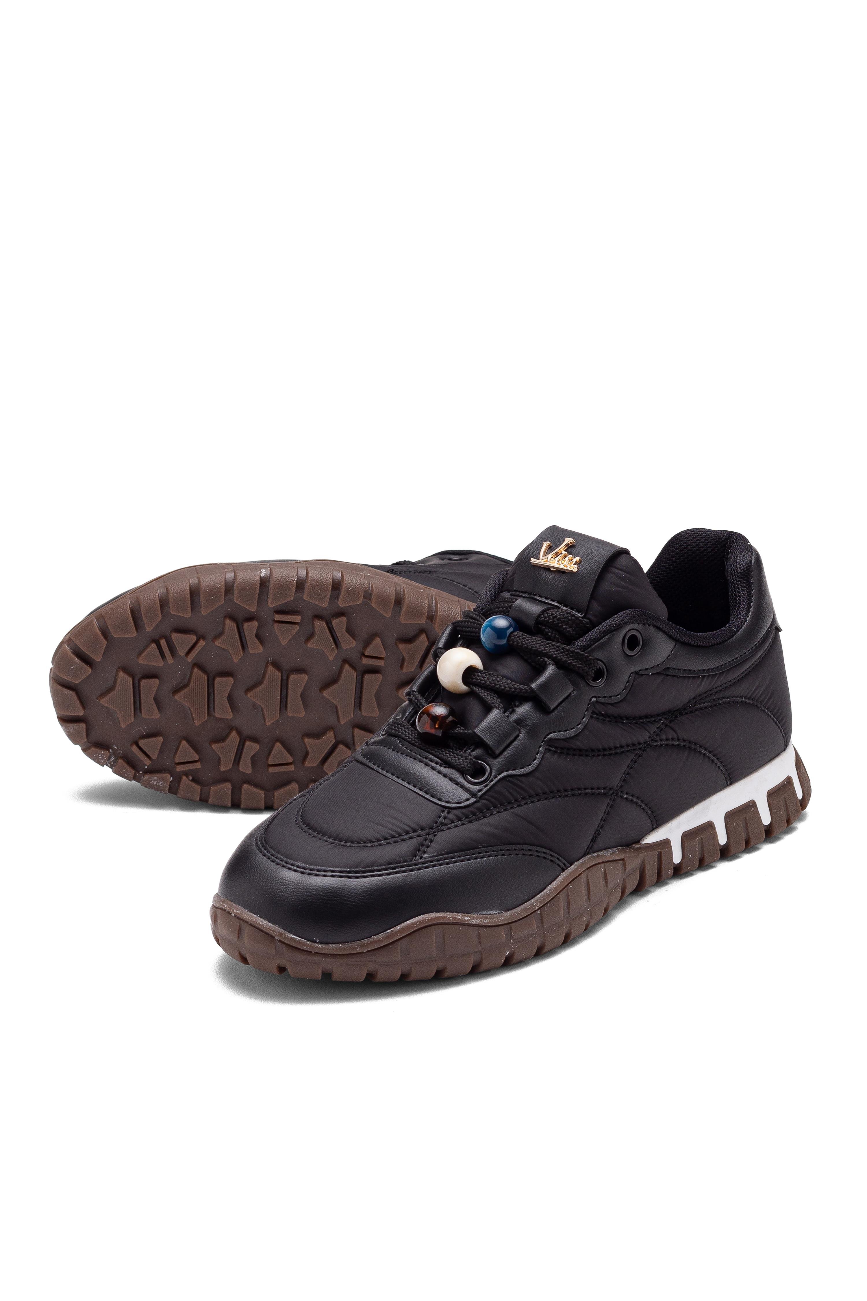 Kadın Bağcıklı Termo Taban Sneaker Yürüyüş Ayakkabısı