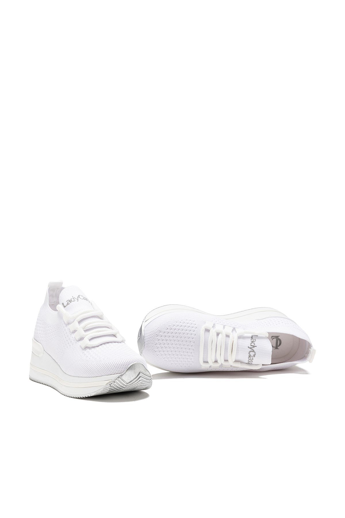 Kadın Ortopedik Taban Yazlık Triko Sneaker Hafif ve Rahat Günlük Spor Ayakkabı
