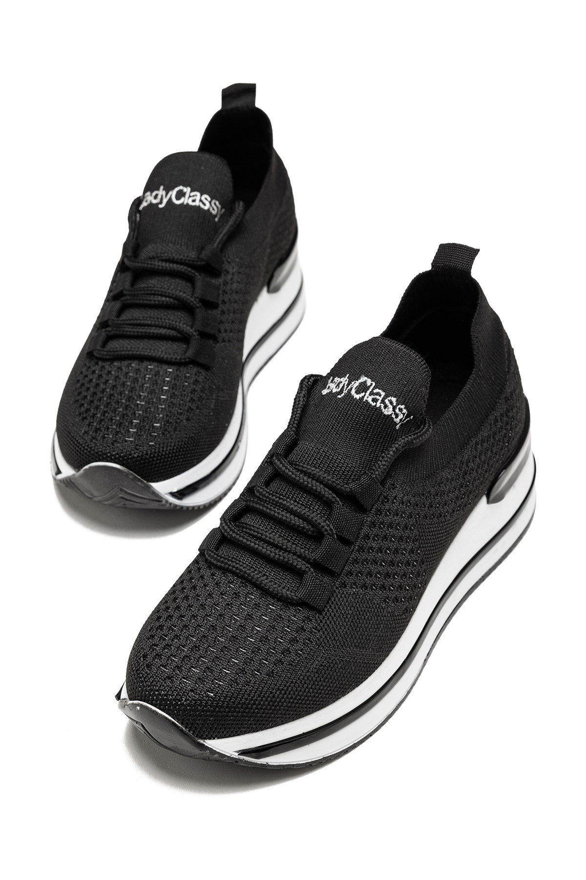 Kadın Ortopedik Taban Yazlık Triko Sneaker Hafif ve Rahat Günlük Spor Ayakkabı