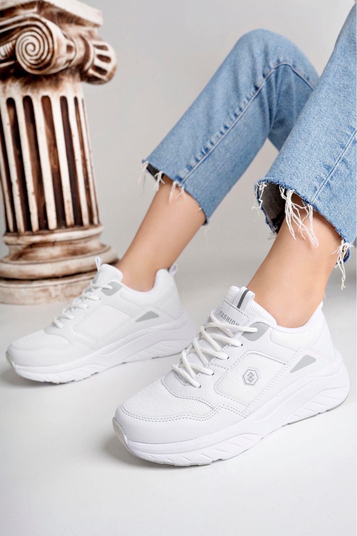 Ortopedik Kaymaz Kırılmaz Taban Konforlu Ortopedik Sneakers Yürüyüş Spor Ayakkabı