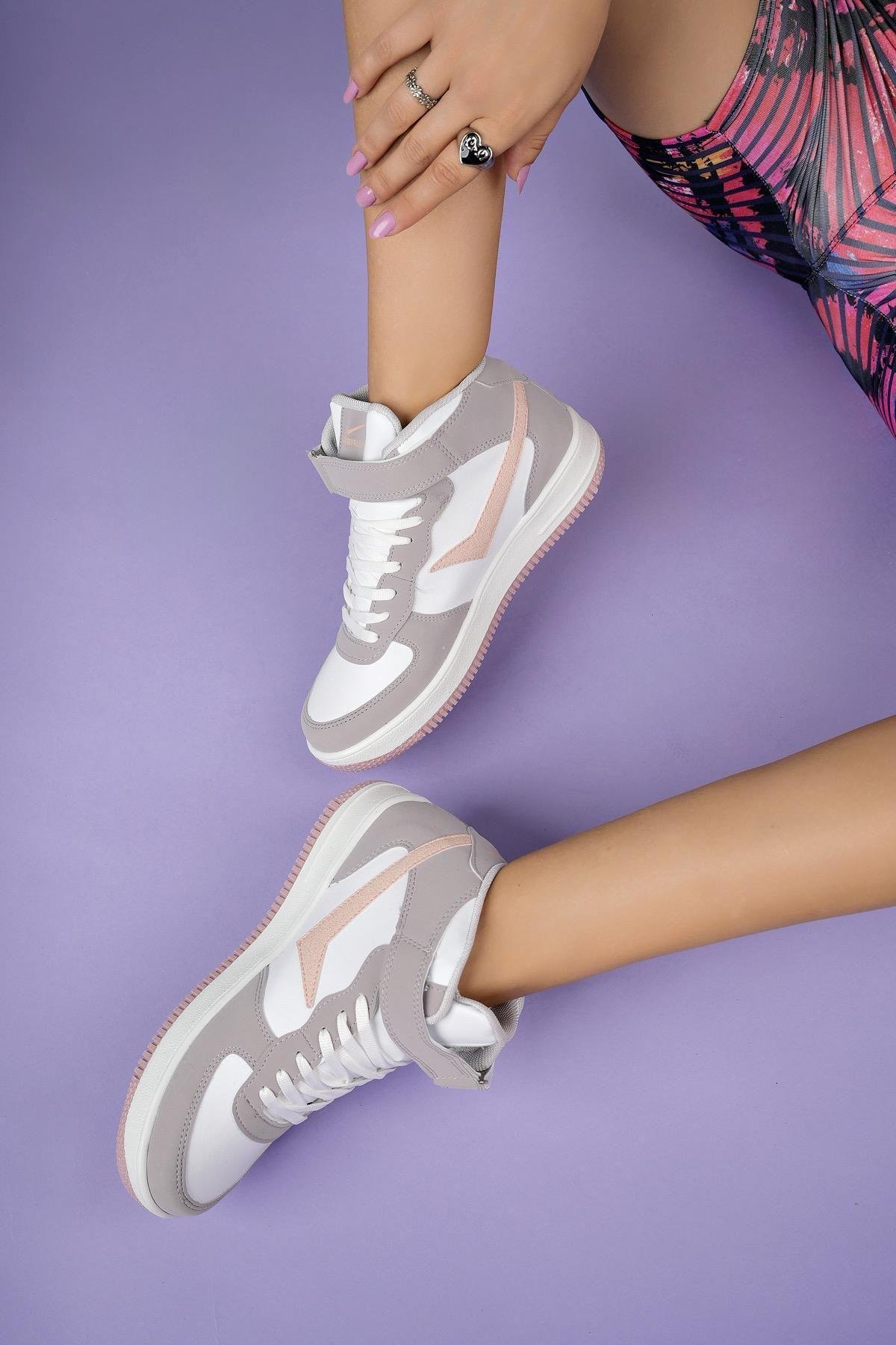 Unisex Rahat Kalıp Ortopedik Taban Boğazlı Sneakers