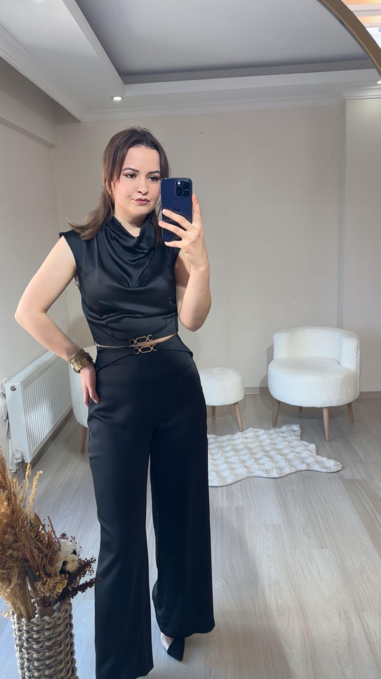 TOKA DETAYLI SATEN TAKIM