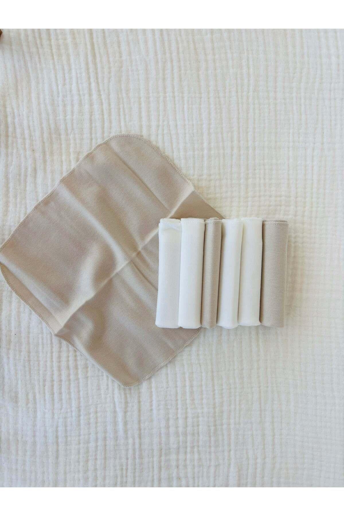 7'li Ağız Mendili - Bej