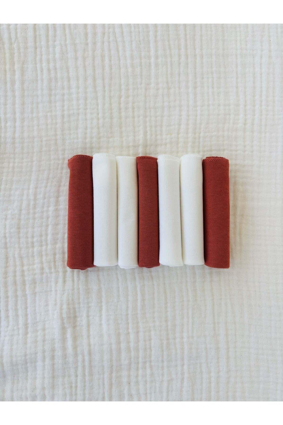 7'li Ağız Mendili - Kiremit