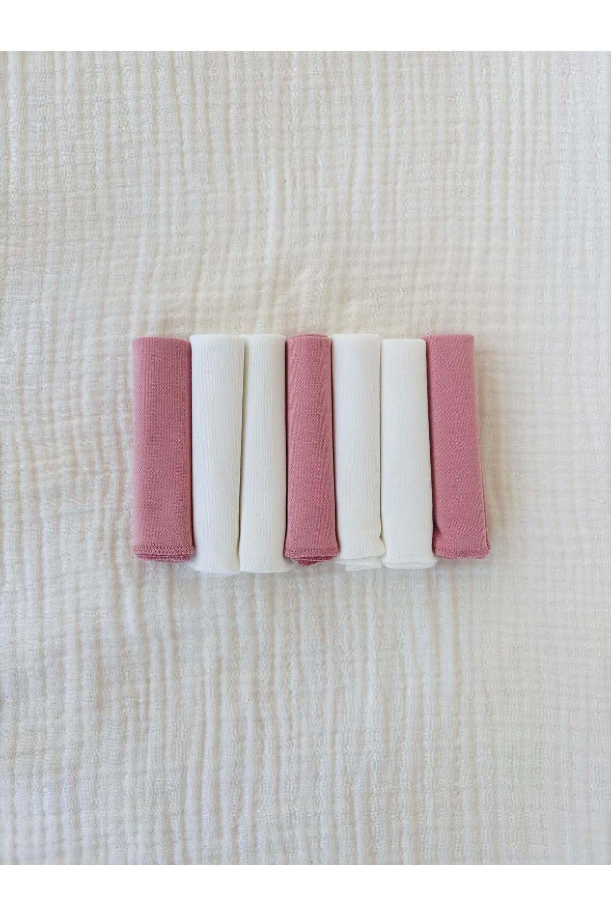 7'li Ağız Mendili - Pembe