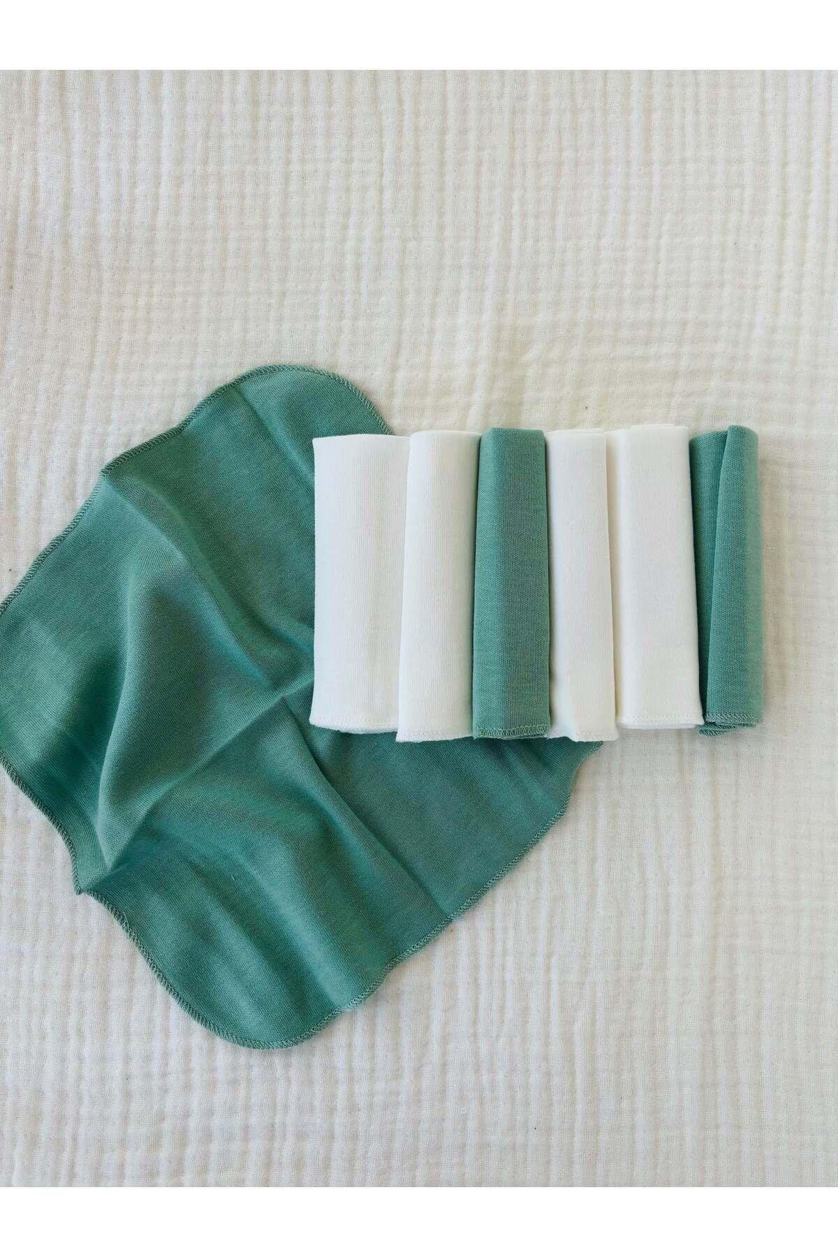 7'li Ağız Mendili - Yeşil