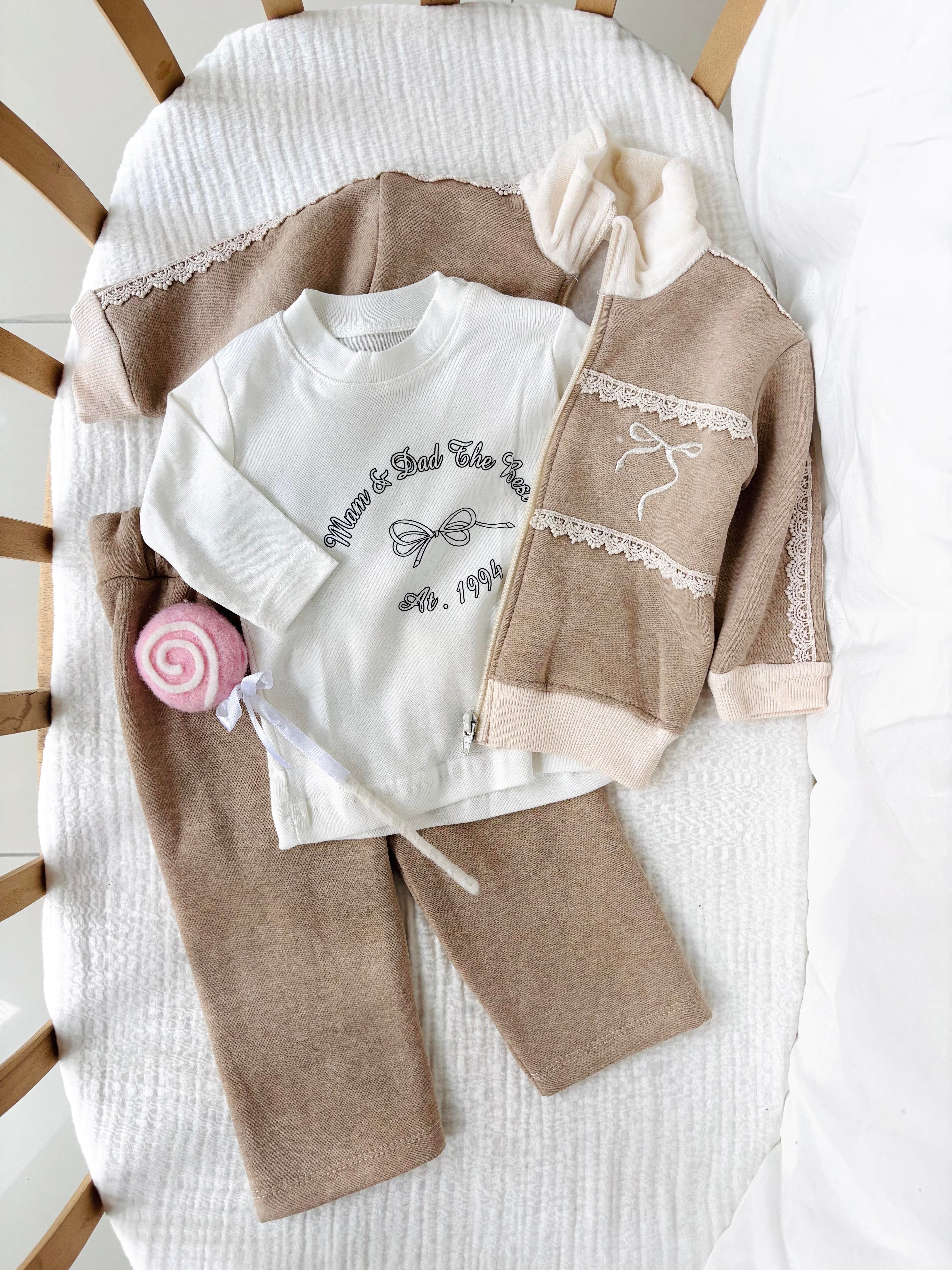 Anastasia Hırkalı Takım - Bej