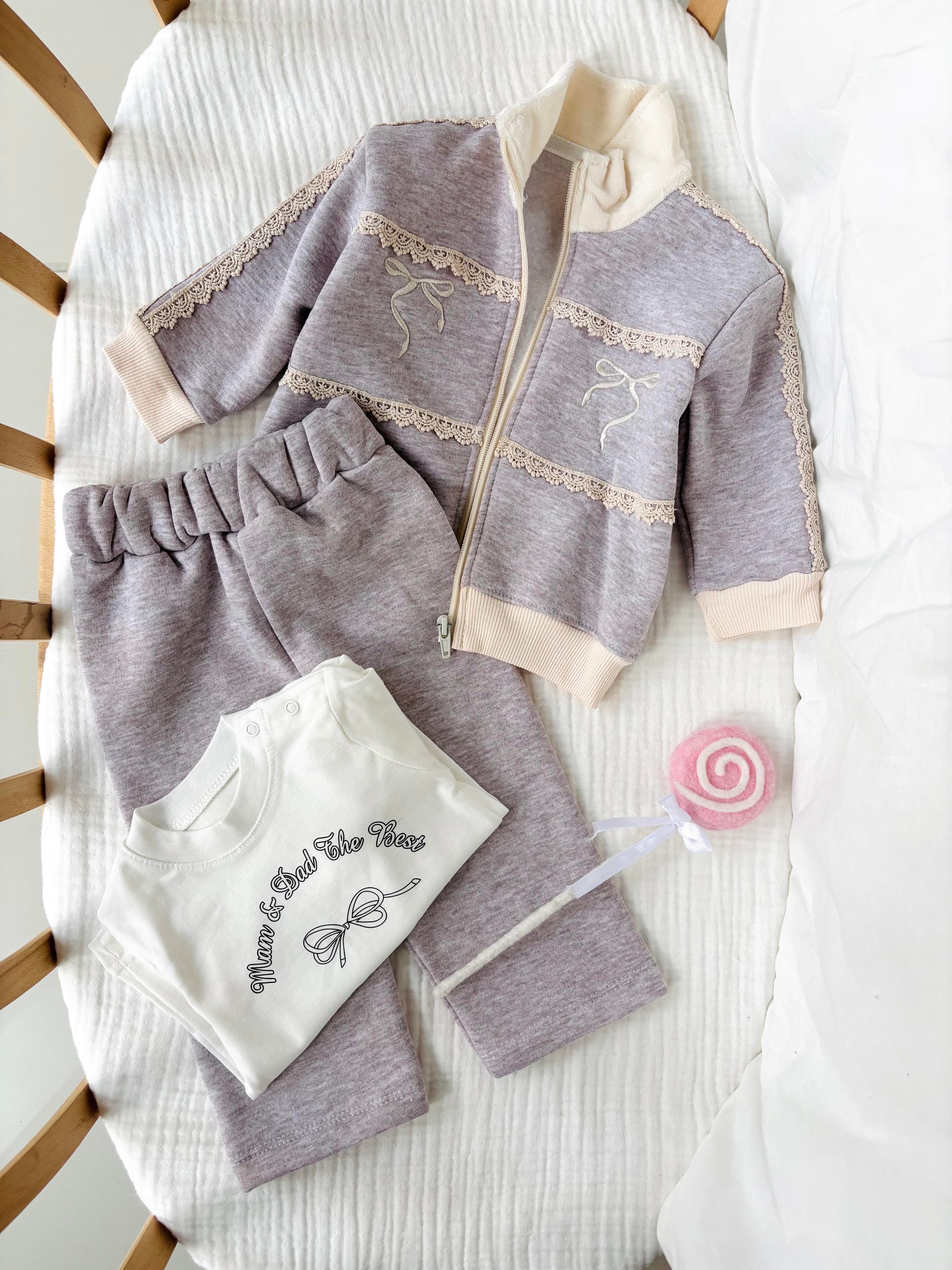 Anastasia Hırkalı Takım - Gri