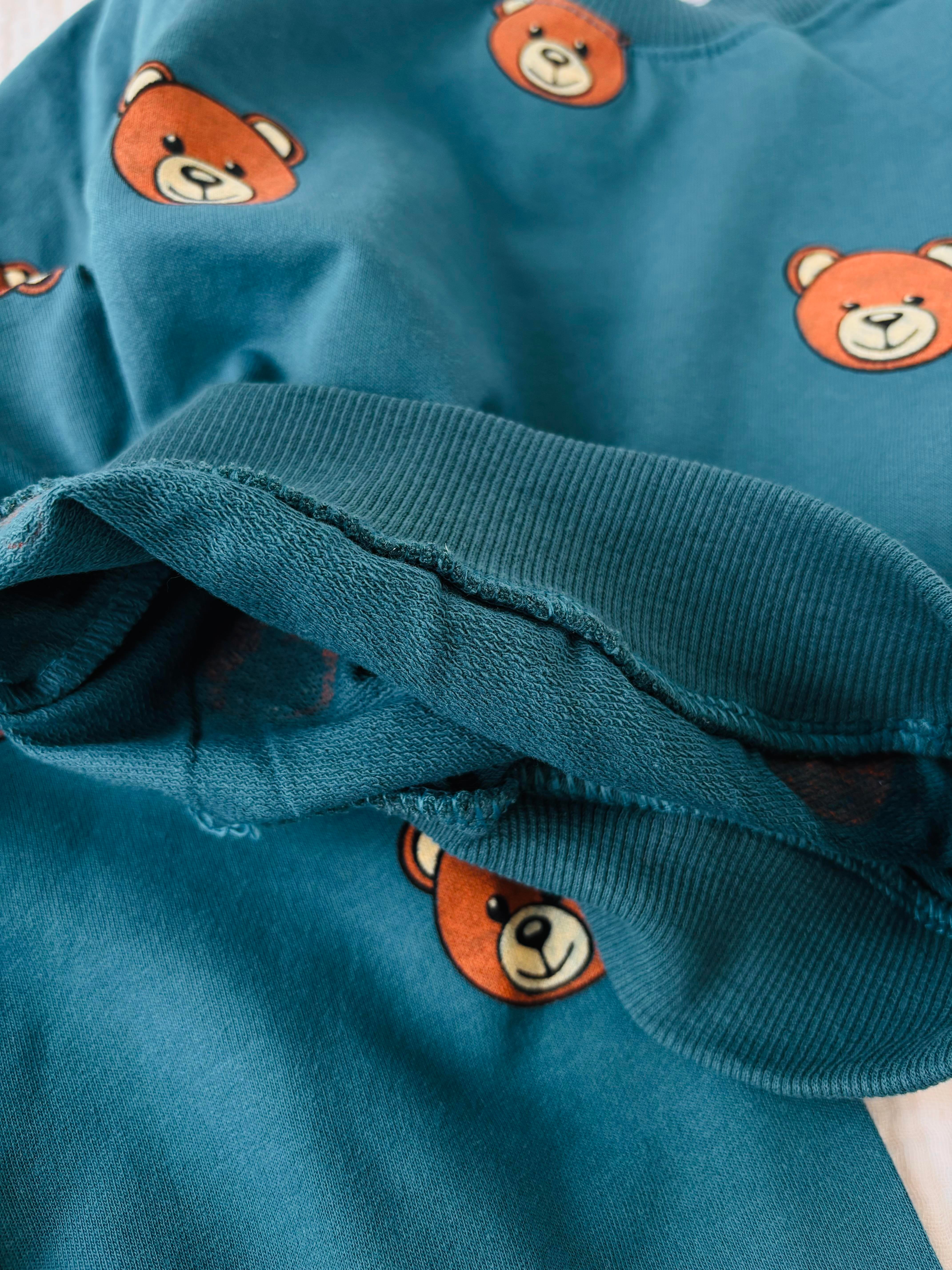 Arthur Ayı Desenli Takım - Yeşil