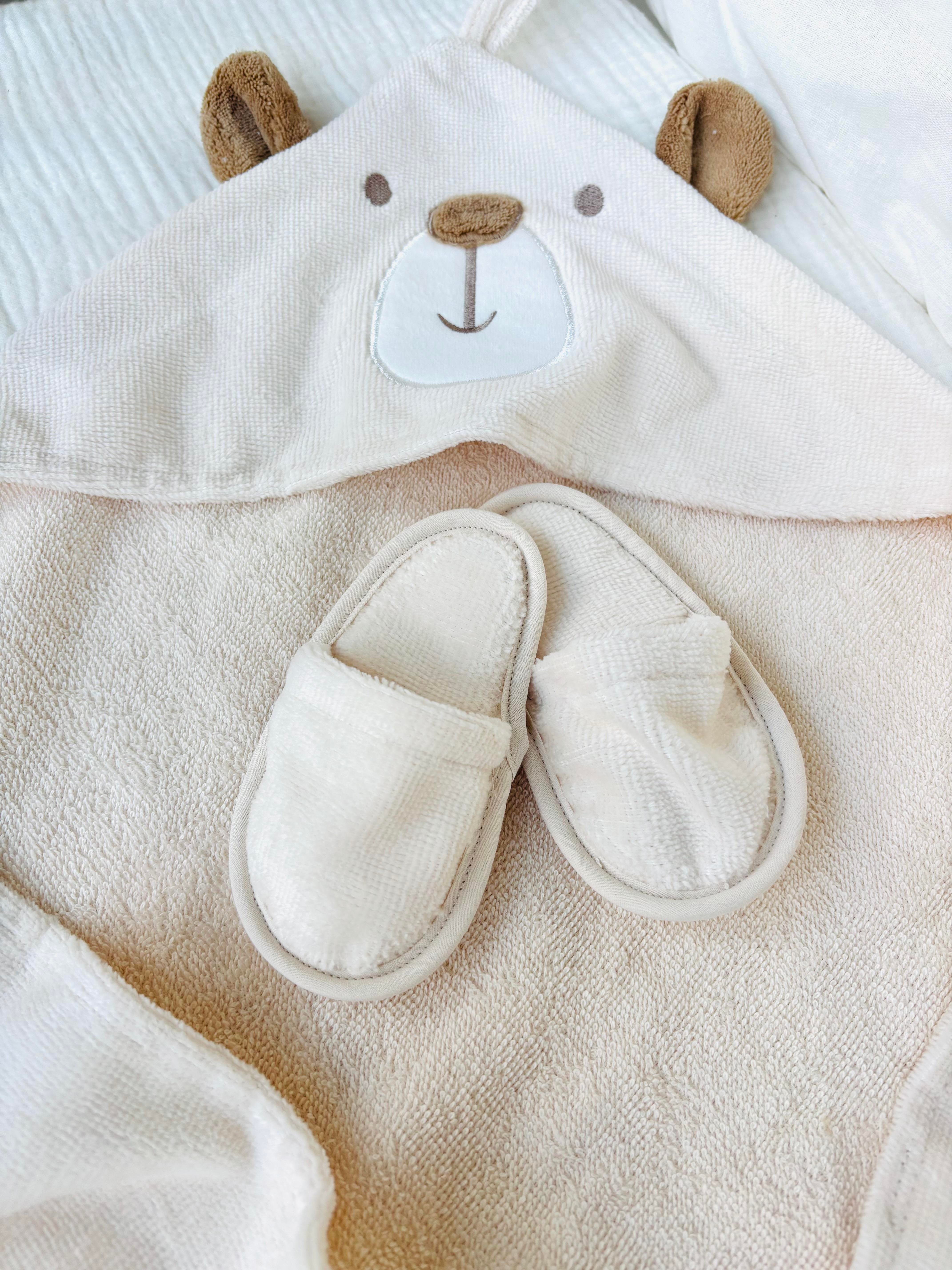 Bear Krem Bornoz Takım