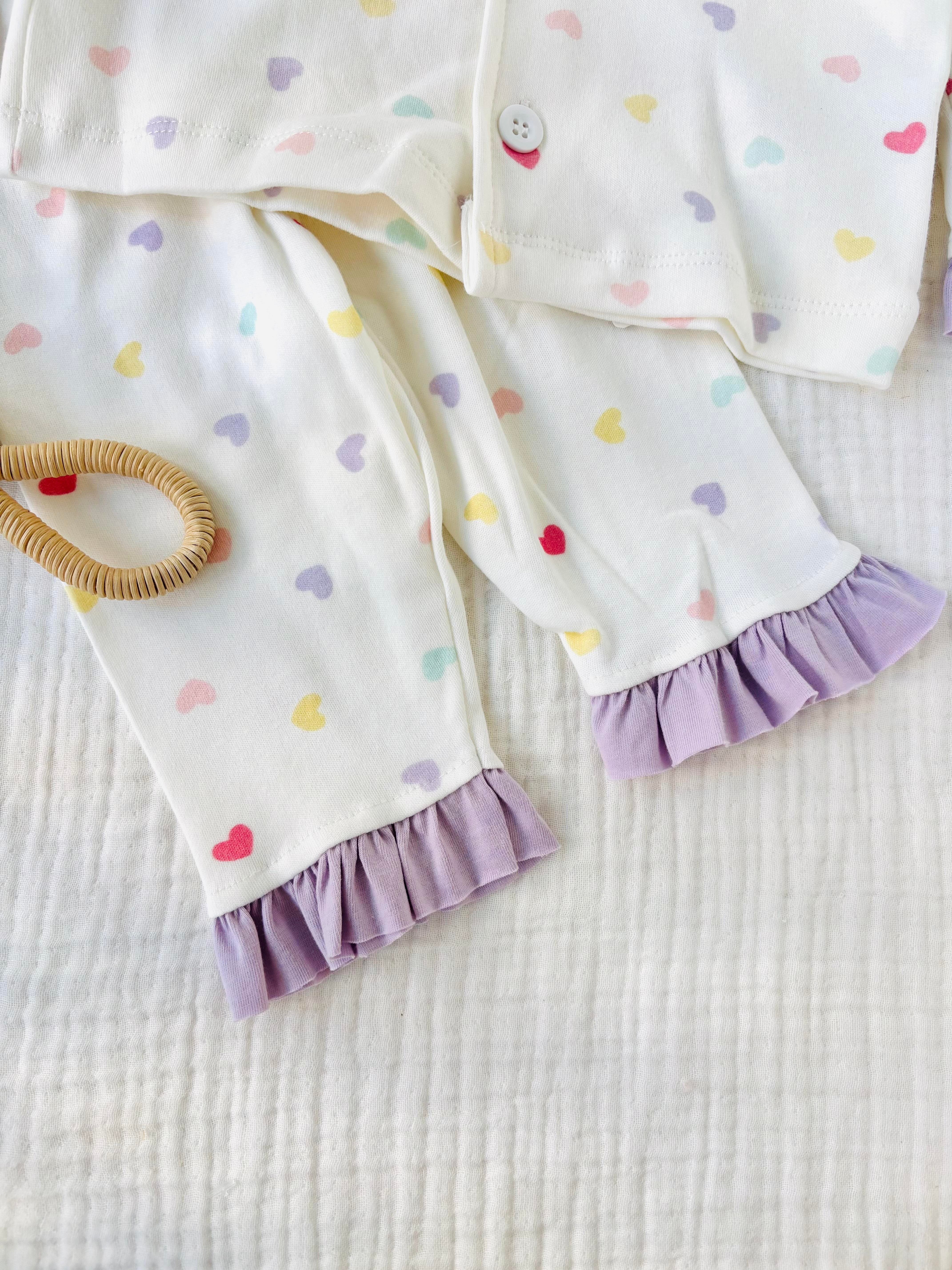 Bonny Fırfırlı Pijama Takımı - Llia