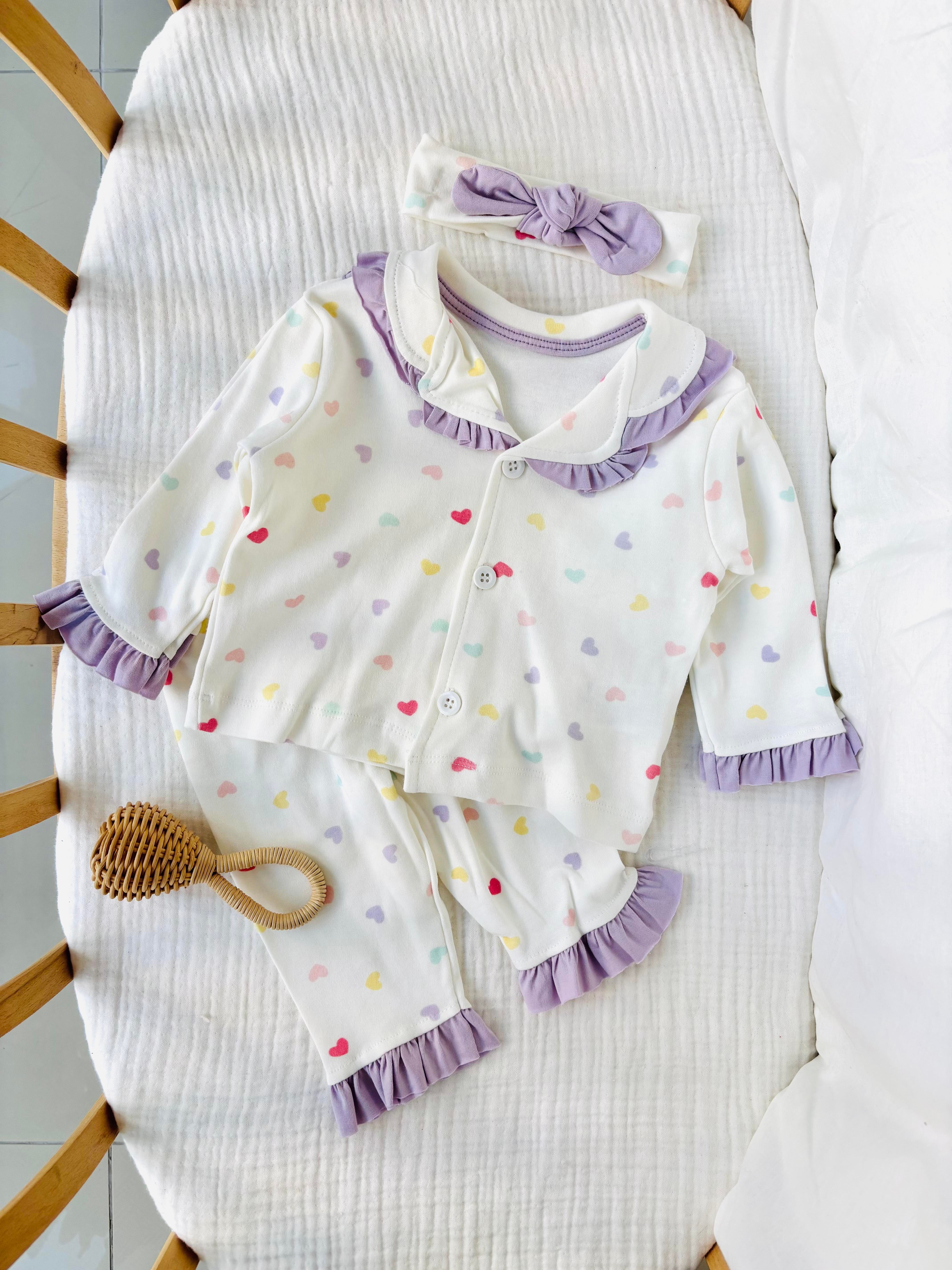 Bonny Fırfırlı Pijama Takımı - Llia