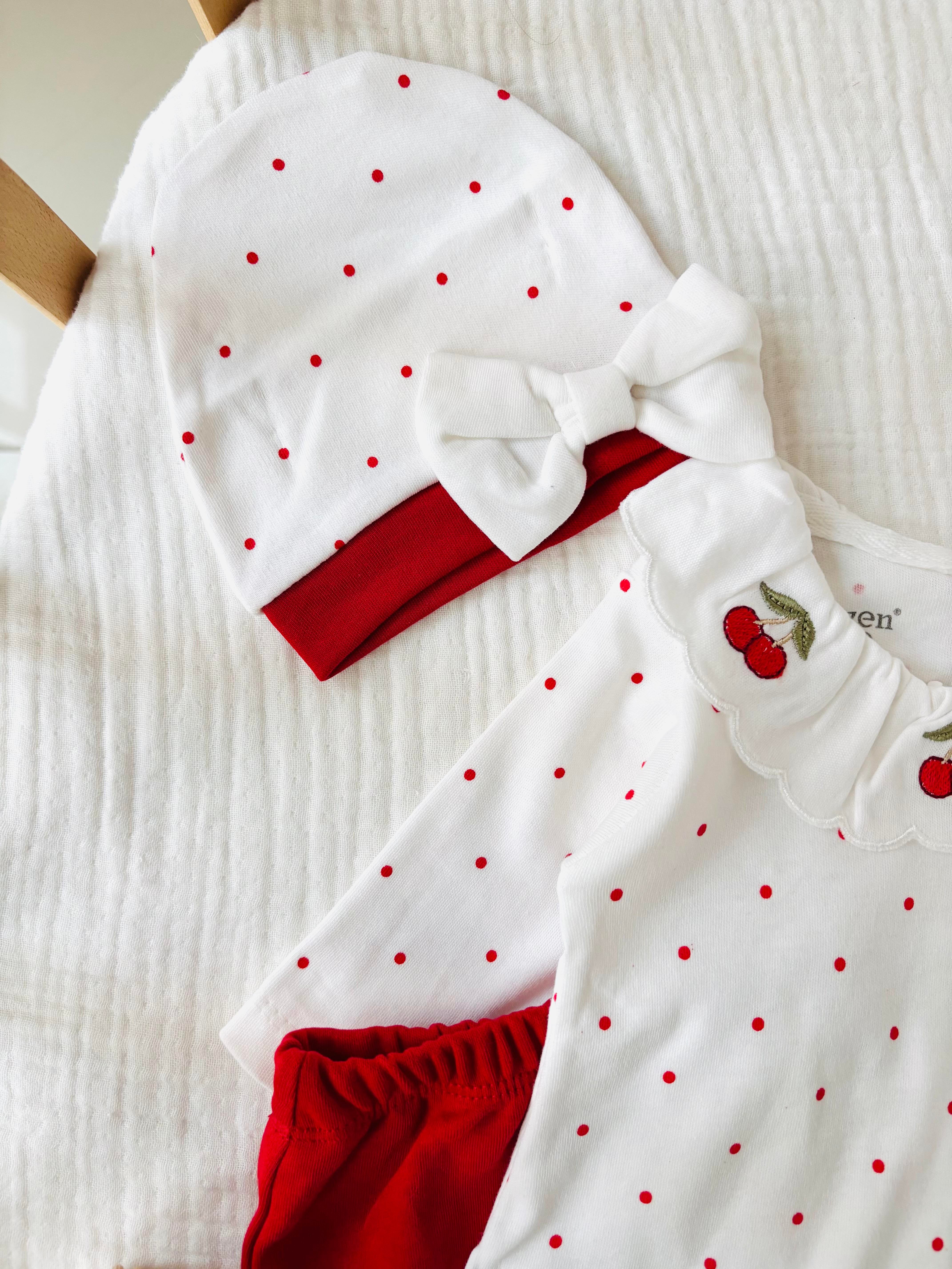 Cherry 5 Parça Yenidoğan Takım