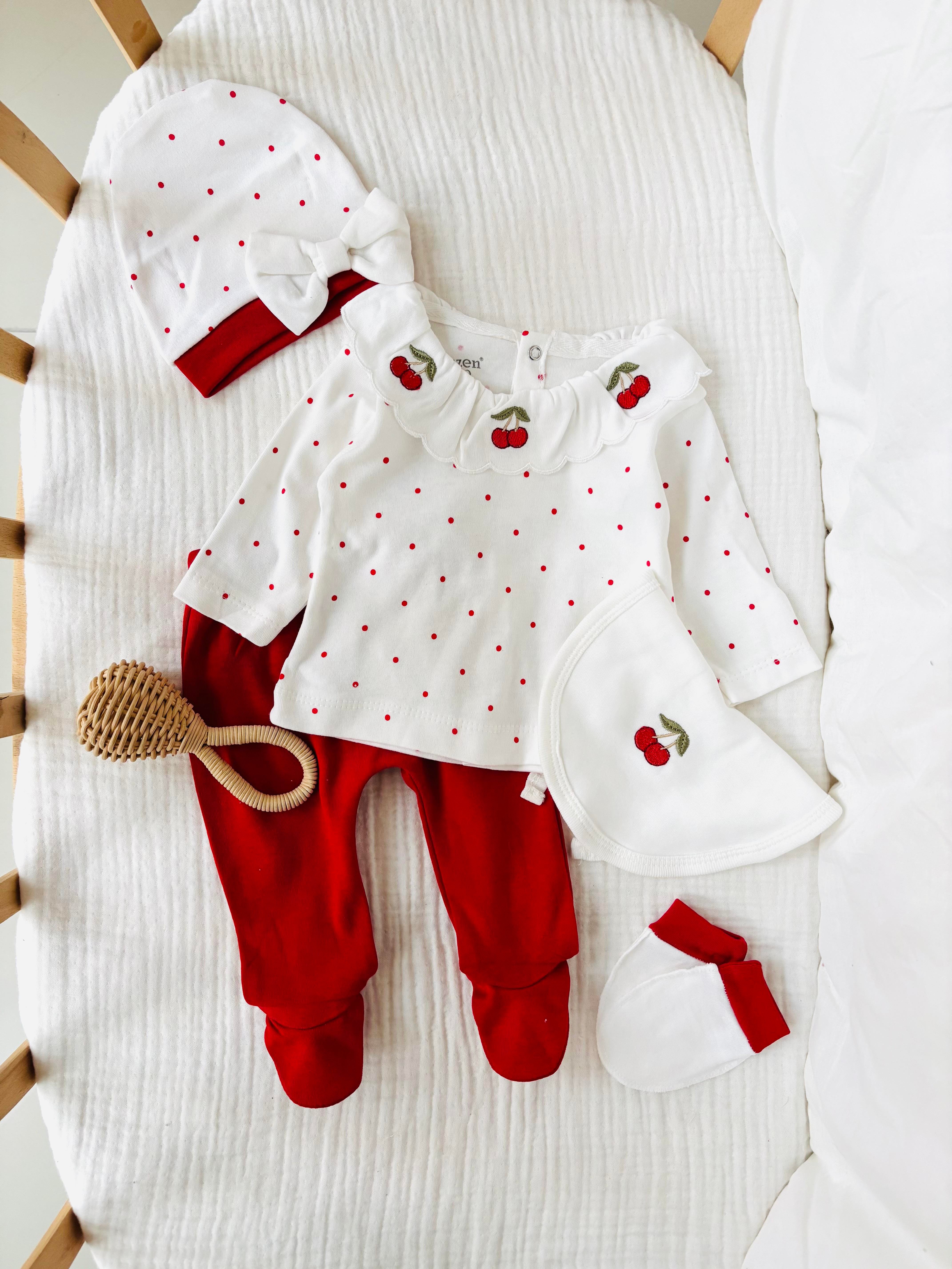 Cherry 5 Parça Yenidoğan Takım