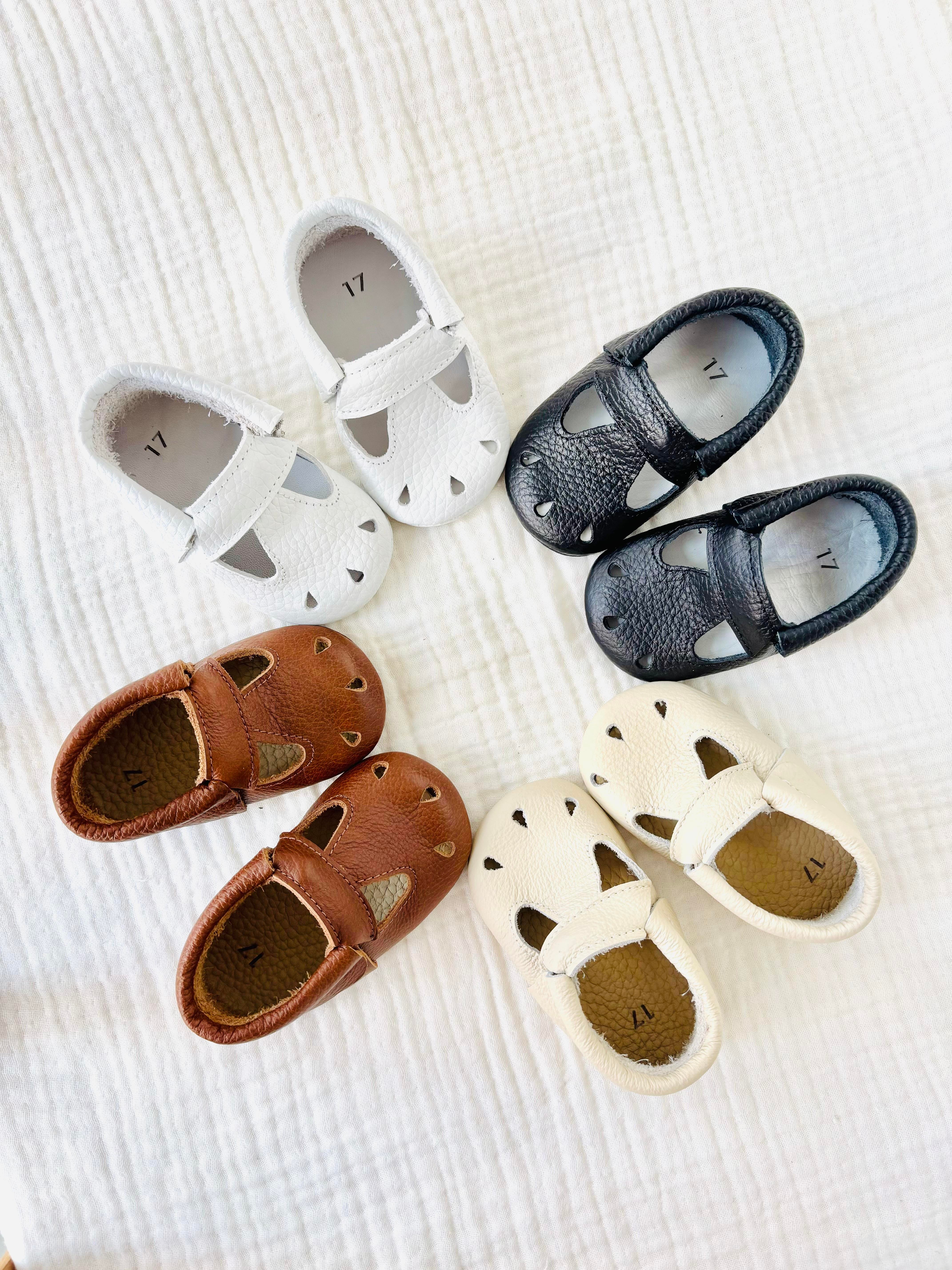 Deri Makosen Ayakkabı - Bej