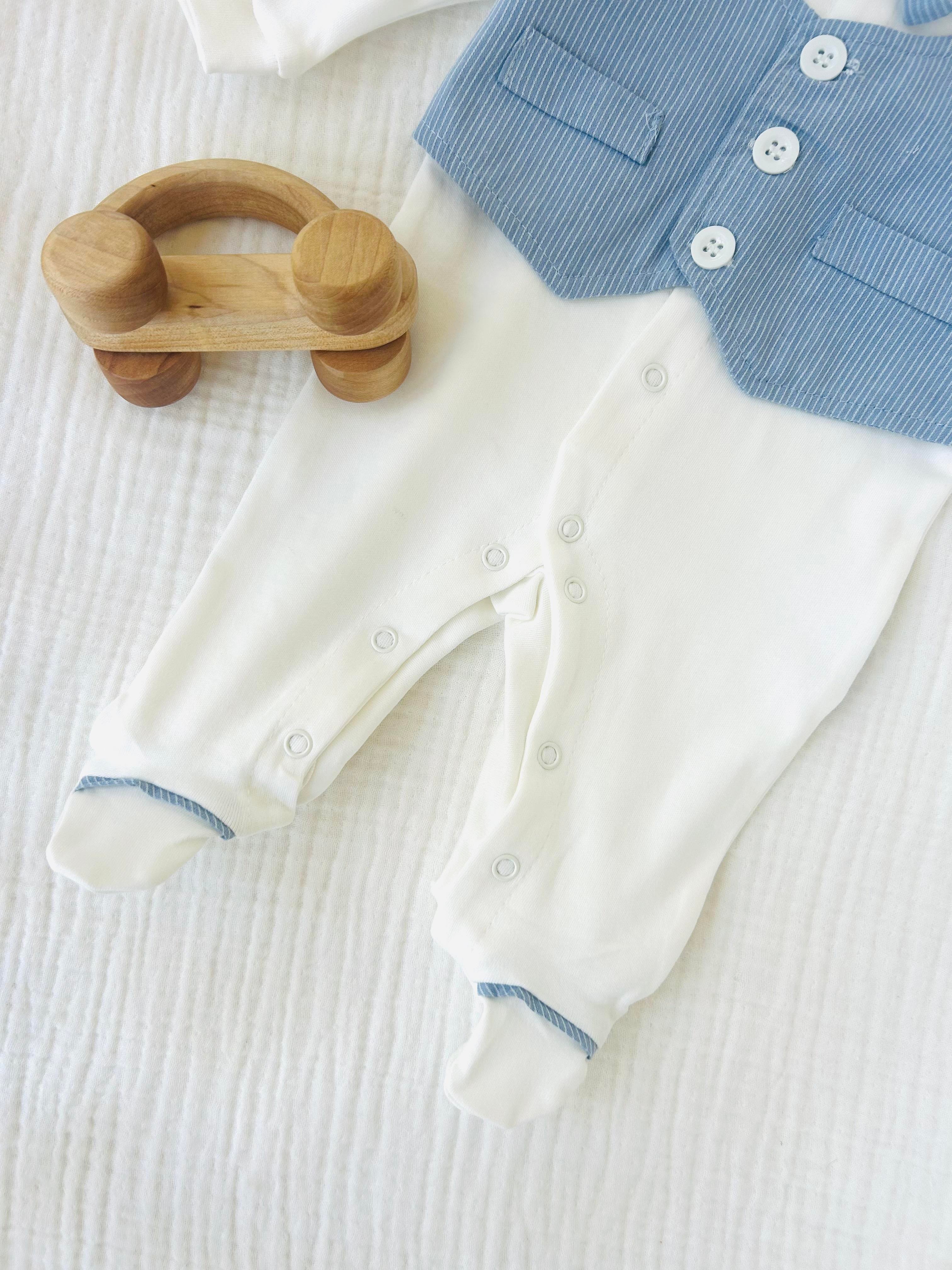 Dexter Erkek Bebek Tulum - Mavi